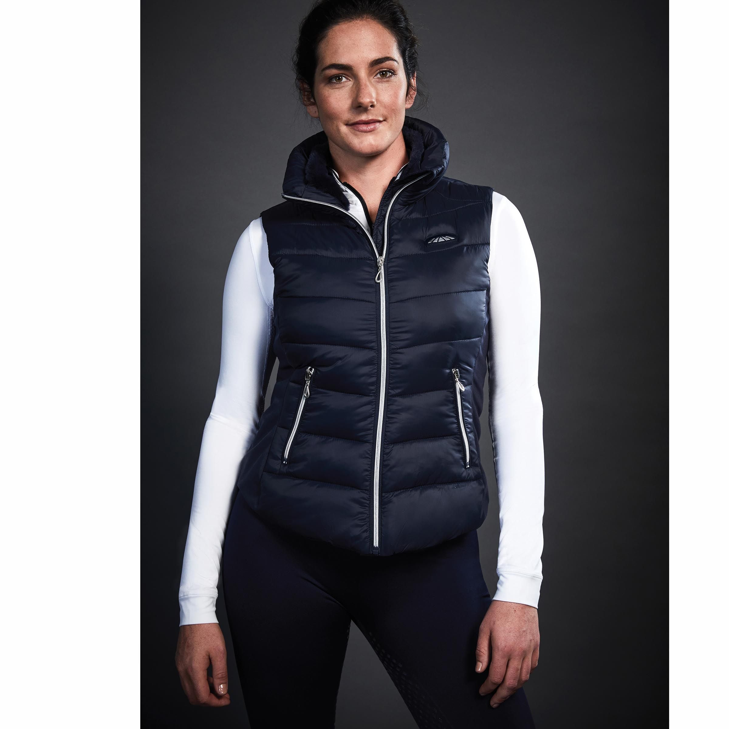Weatherbeeta Dion Womens Puffer Vest Gilet Waistcoat, Navy or Black XXS-XXL