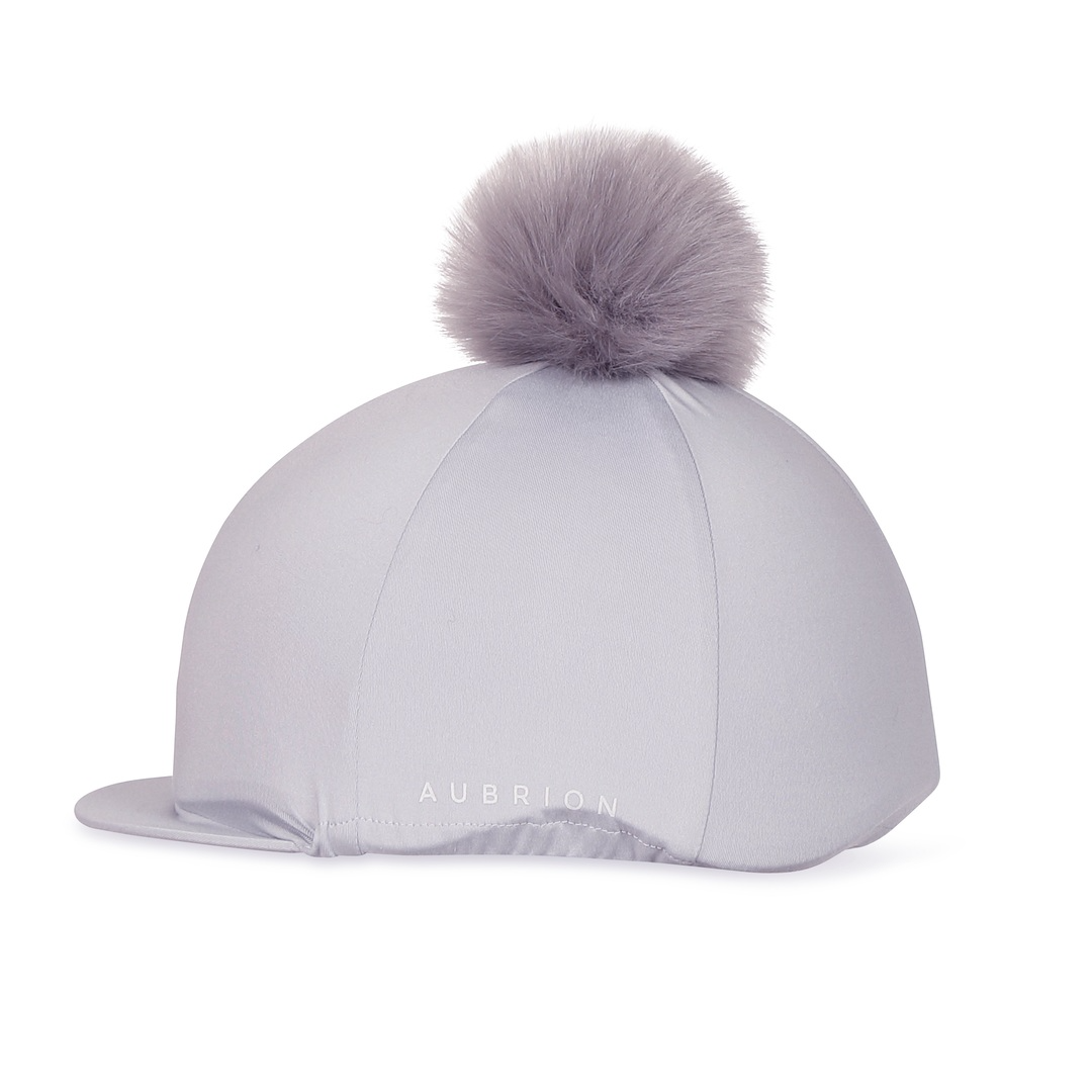 Shires Aubrion Pom Pom Skull Hat Cover Silk | Onesize | 10 Colour Options