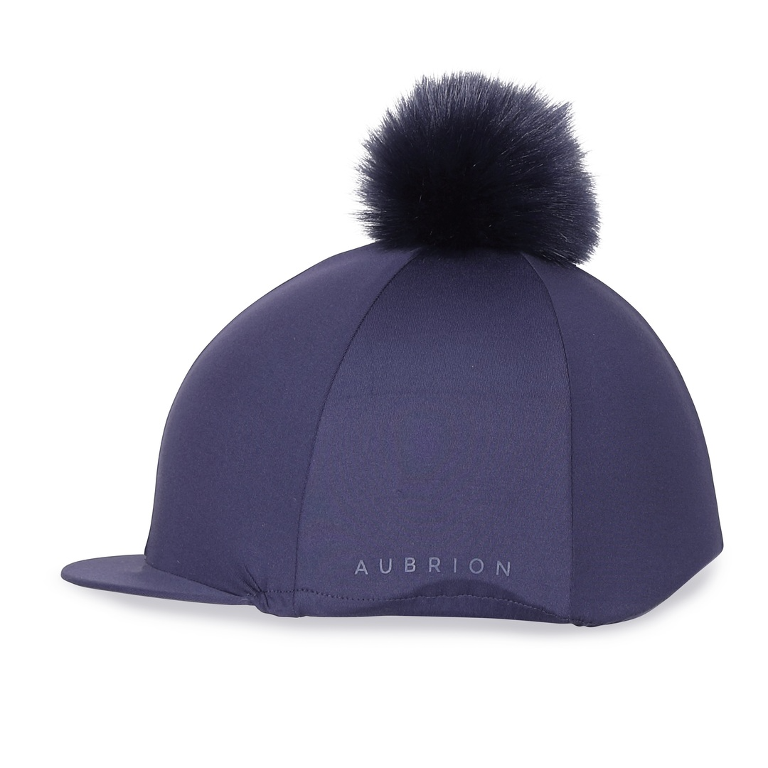 Shires Aubrion Pom Pom Skull Hat Cover Silk | Onesize | 10 Colour Options