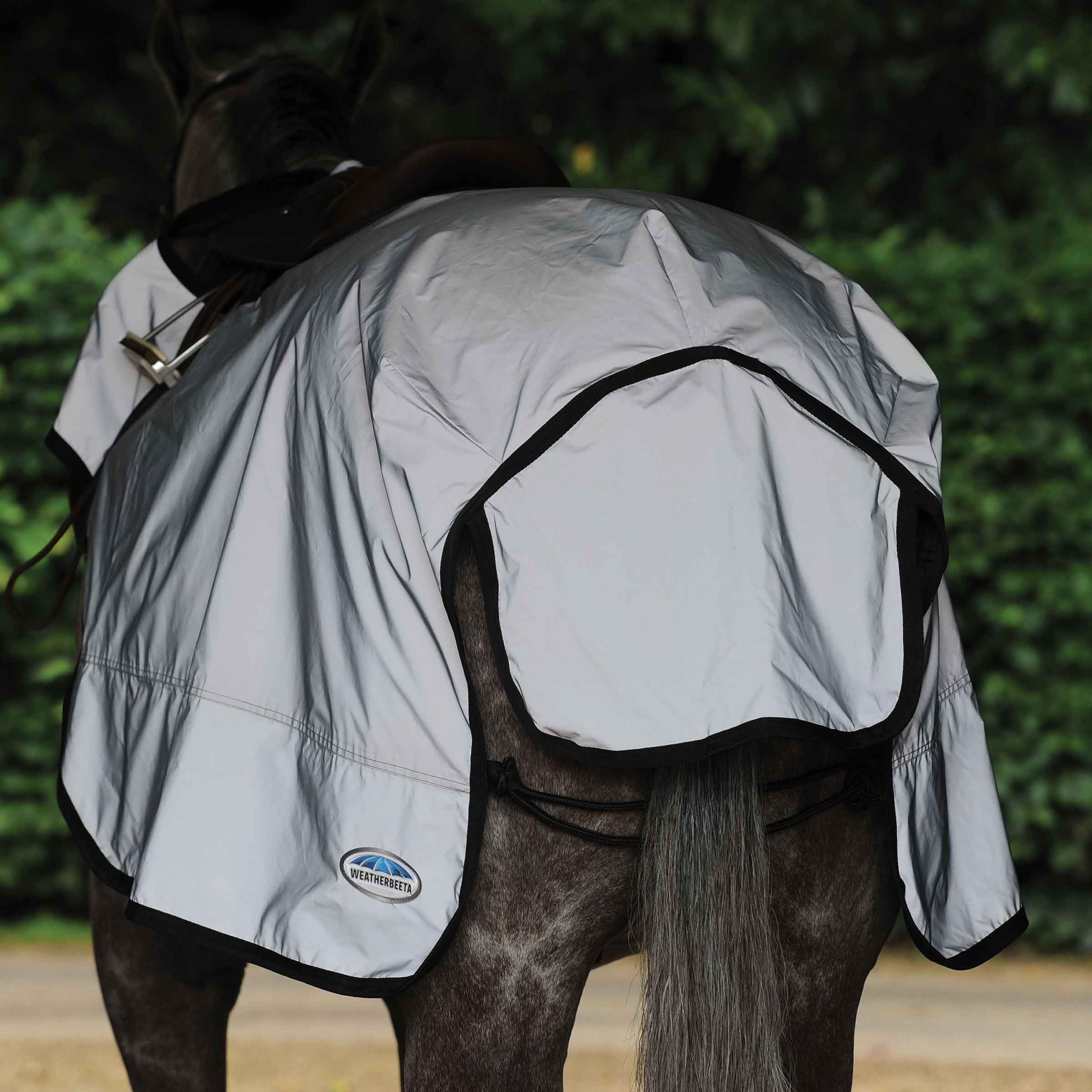 Weatherbeeta Reflective Wrap Around Horse Exercise Sheet Rug