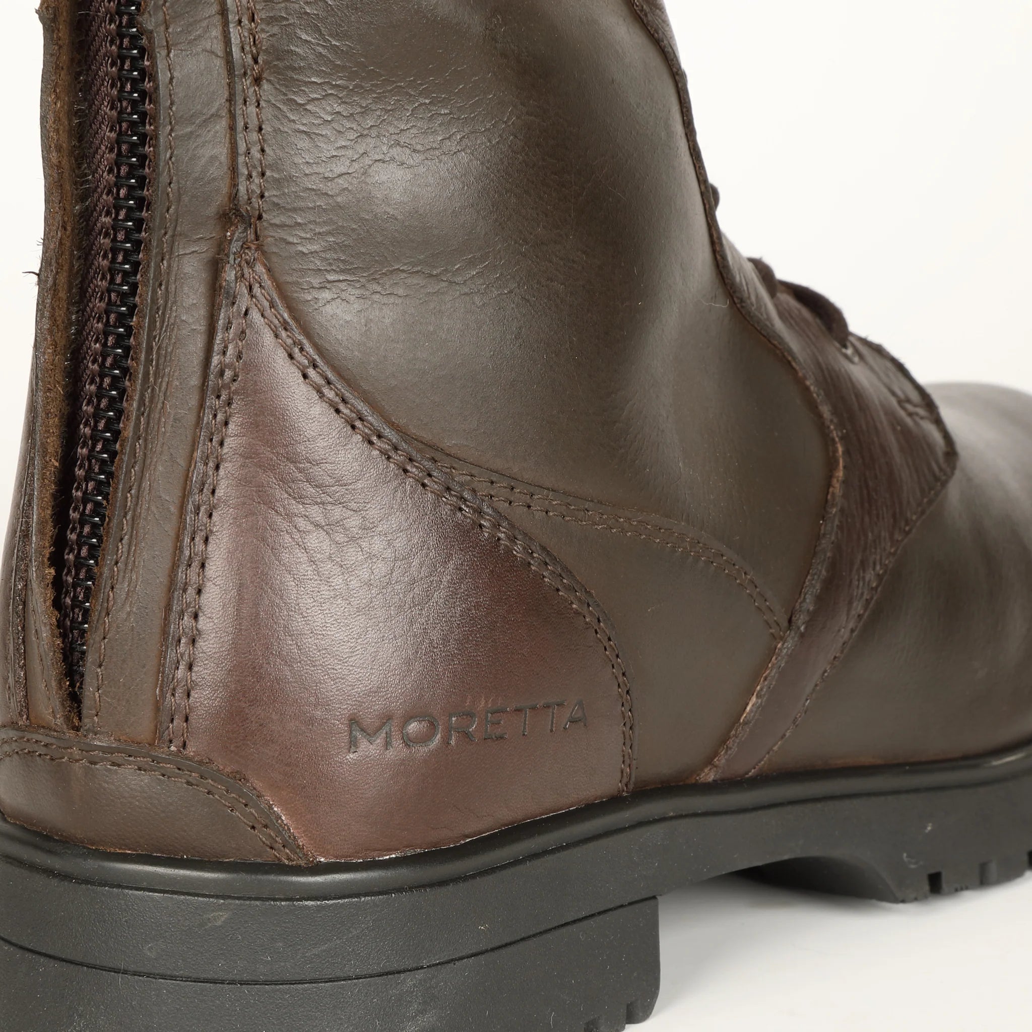 ShiresMoretta Nola Lace Country Boots, Waterproof, Zip Fastening, Brown