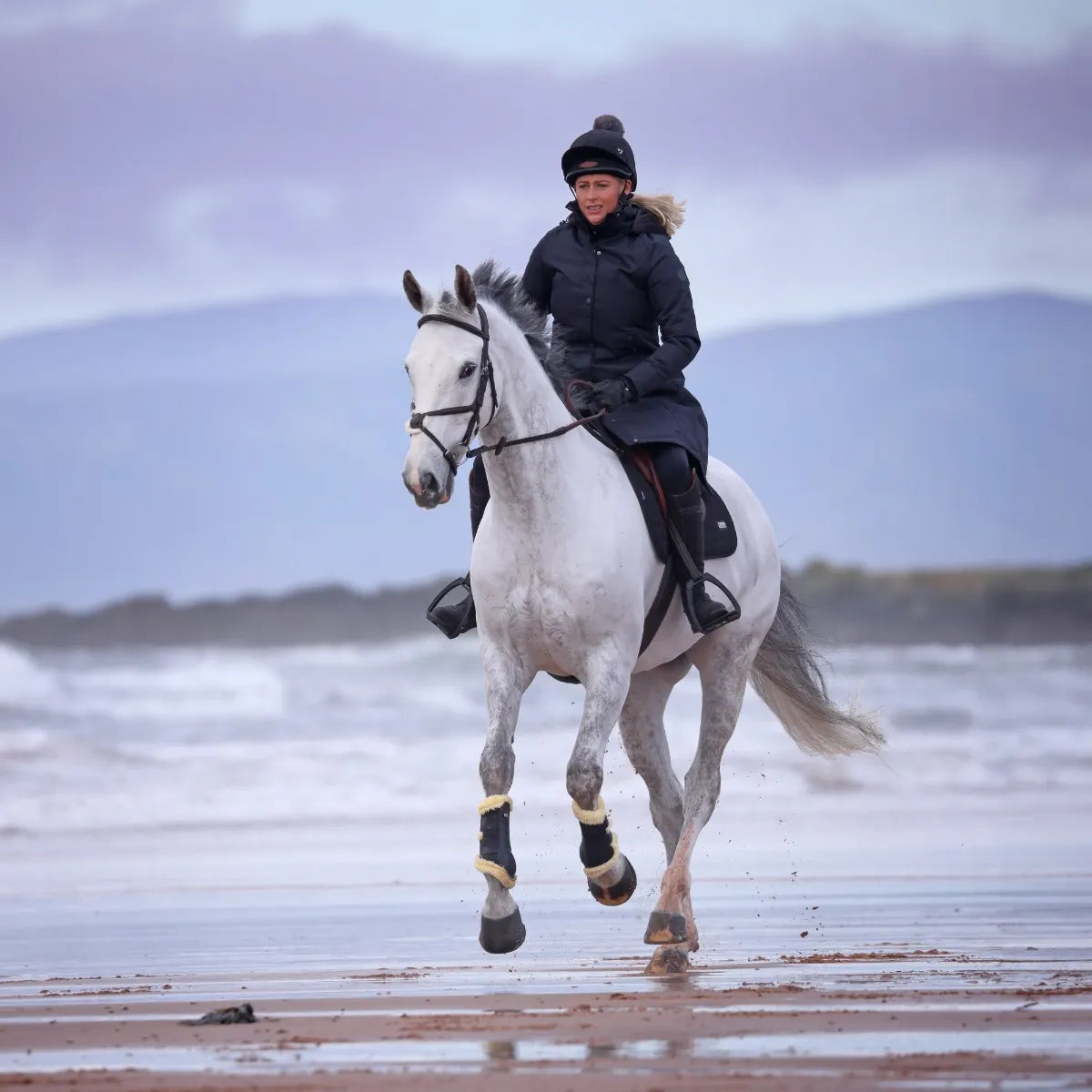 Shires Aubrion Halcyon Ladies Long Coat, Womens, Waterproof, XXS-XXXL, 2 Colours