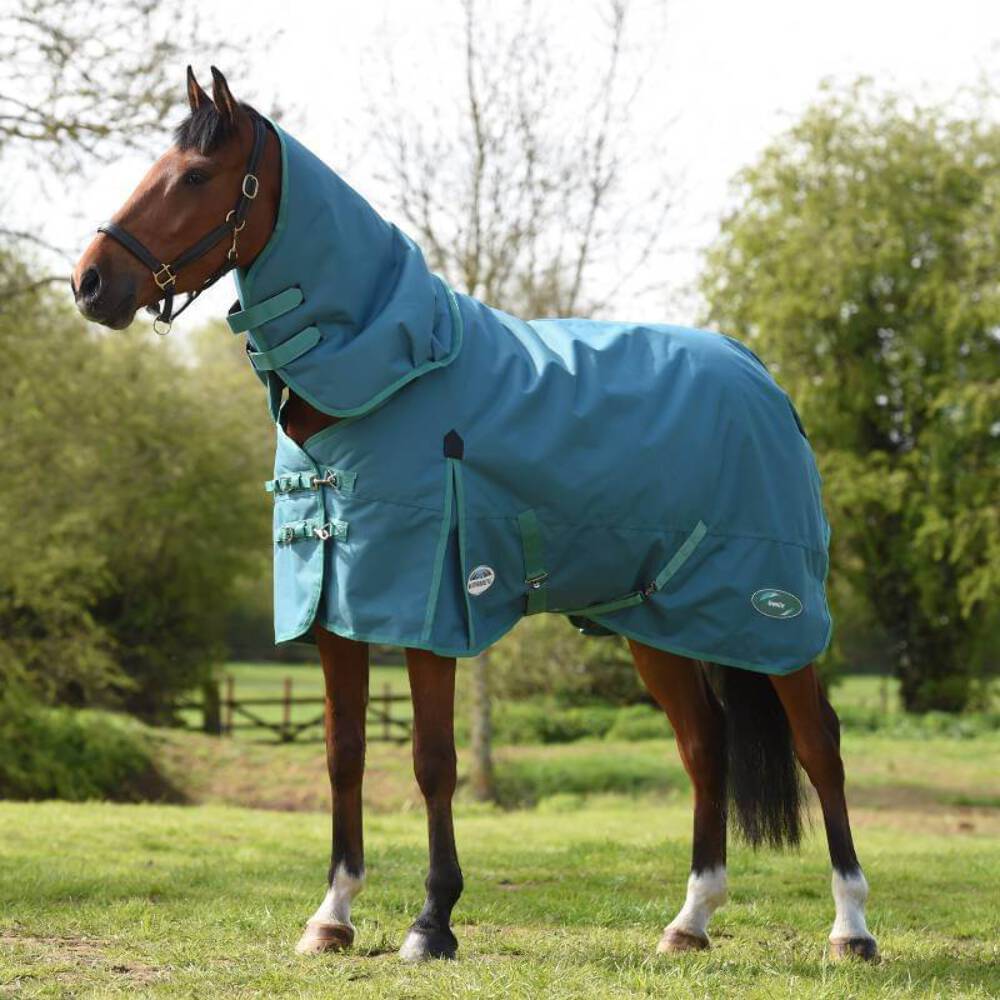 Weatherbeeta Green-Tec 50g Turnout Rug, 1200Den, Detach-A-Neck, Lightweight