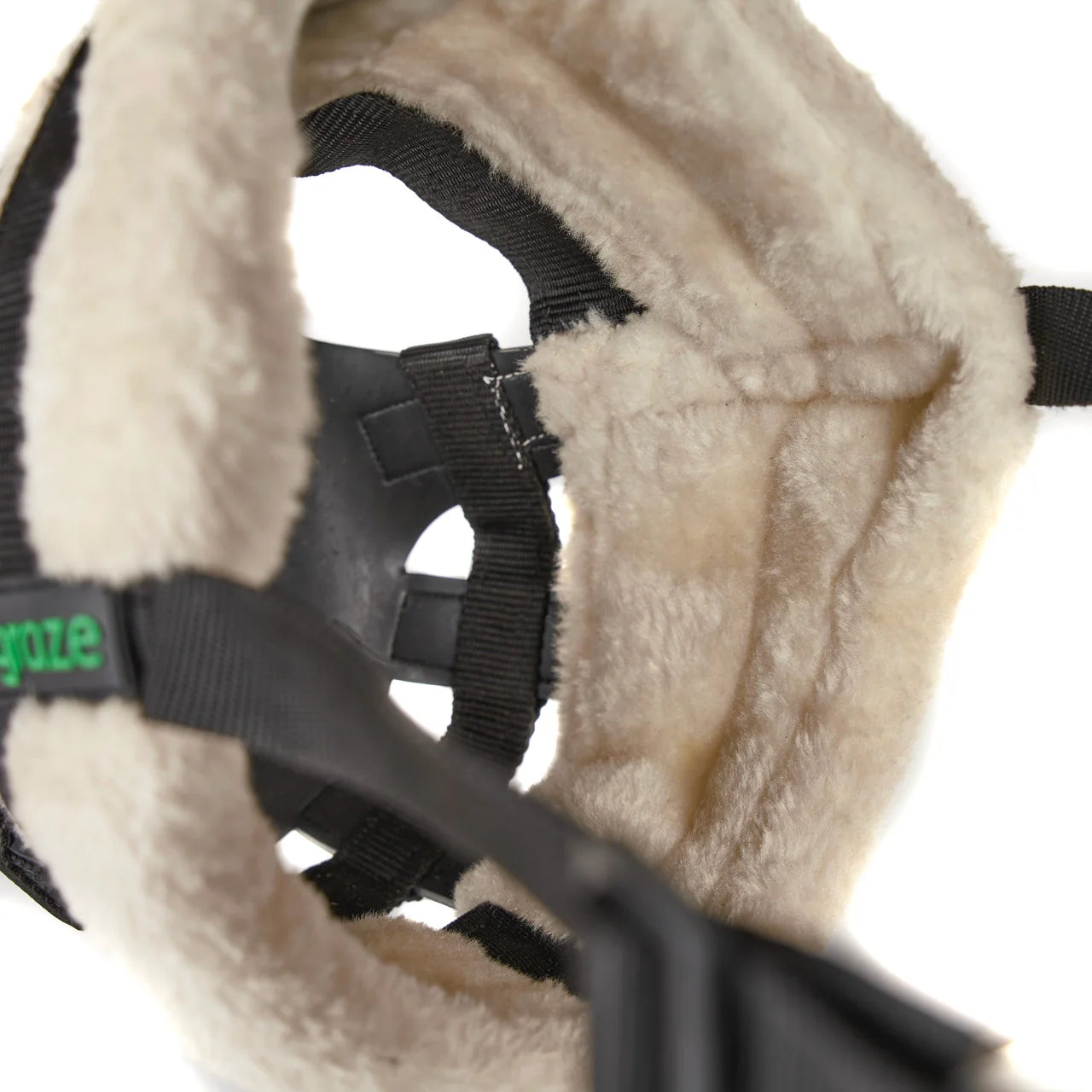 Shires Freegraze Deluxe Airflow Grazing Grass Muzzle,  Horse Pony Fleece Comfort