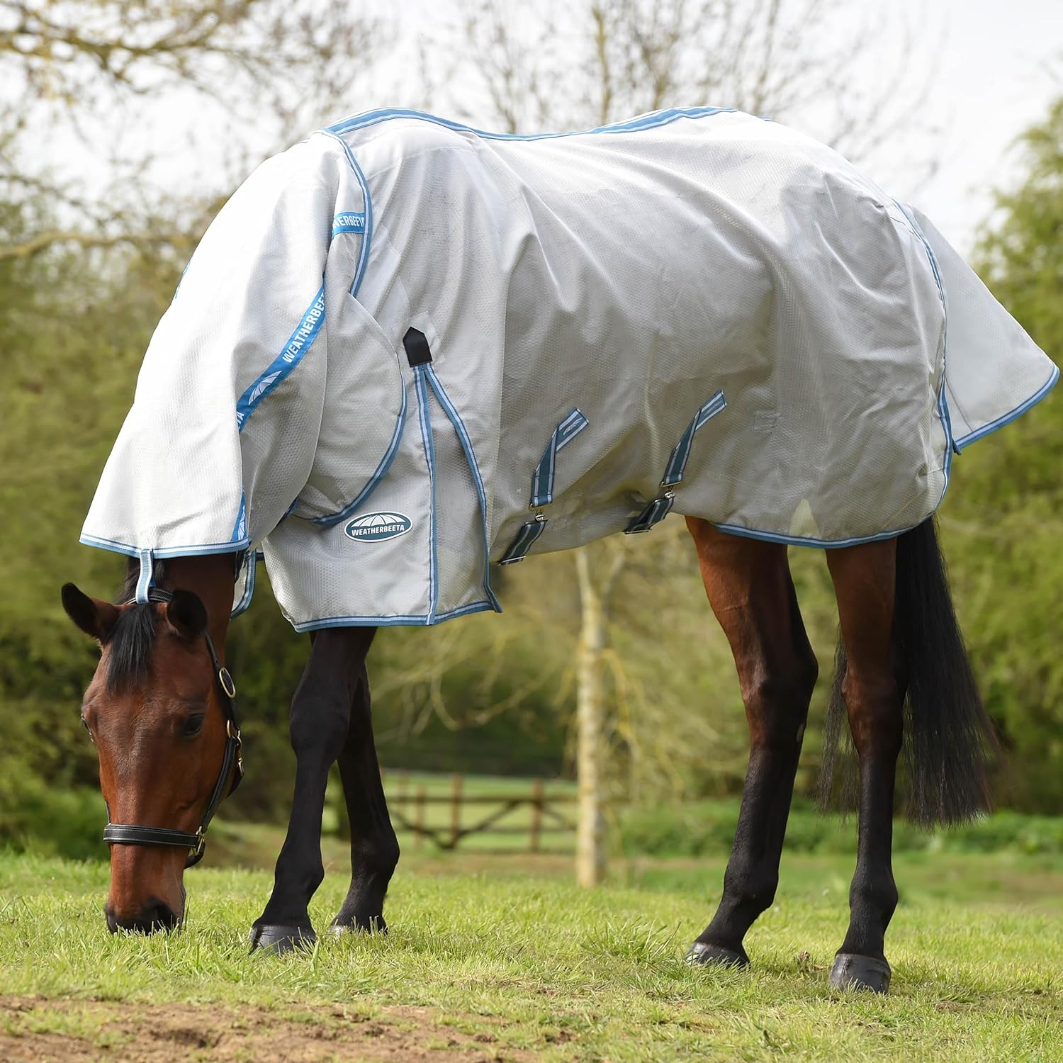 WeatherBeeta ComFiTec Hexi Shield Fly Horse Rug, Combo Full Neck, Belly Band