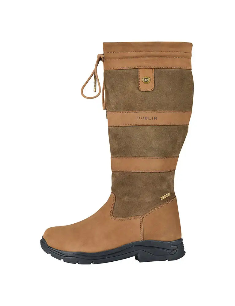 Dublin River Boots IV Waterproof Membrane Unisex Country Boots, Dark Brown
