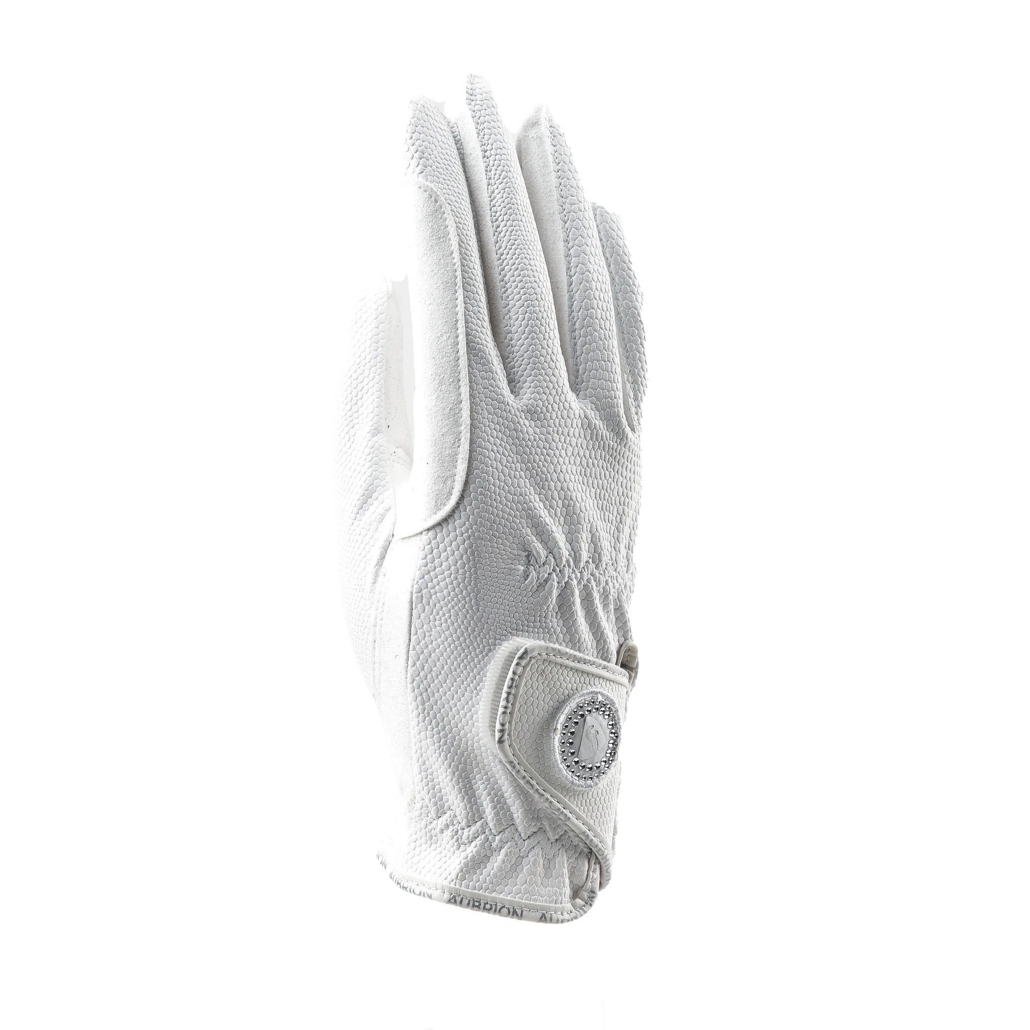 Shires Aubrion Aachen Riding Gloves, Adult, Black, Navy, Brown or White.