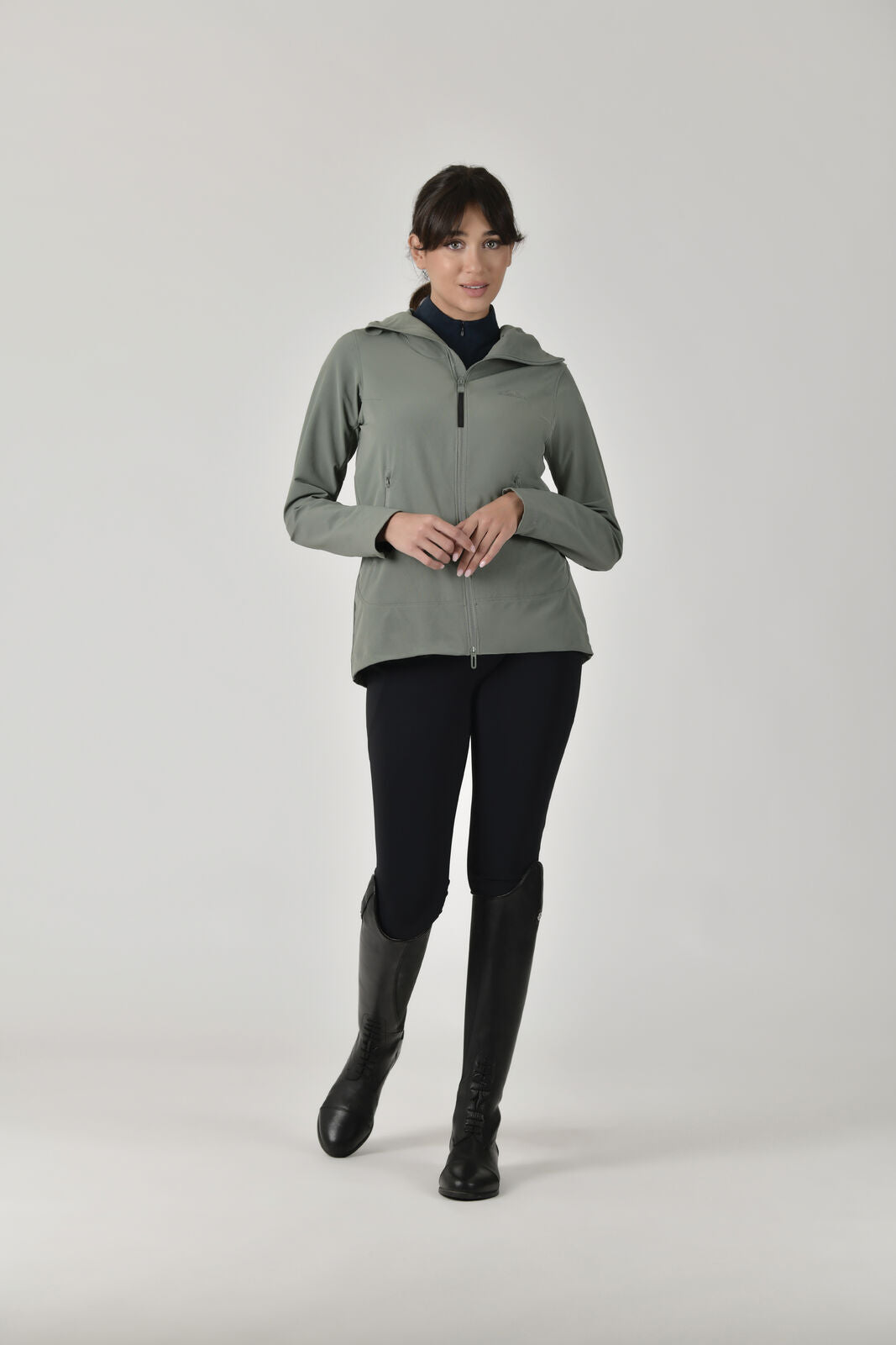 WEATHERBEETA ABRASION PROOF STRETCH RIDING JACKET, COAT WITH HOOD, SHOWERPROOF.