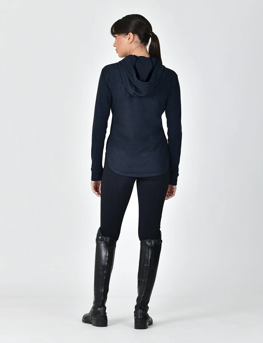 Weatherbeeta Ladies London Layer Long Sleeve Top With Hood