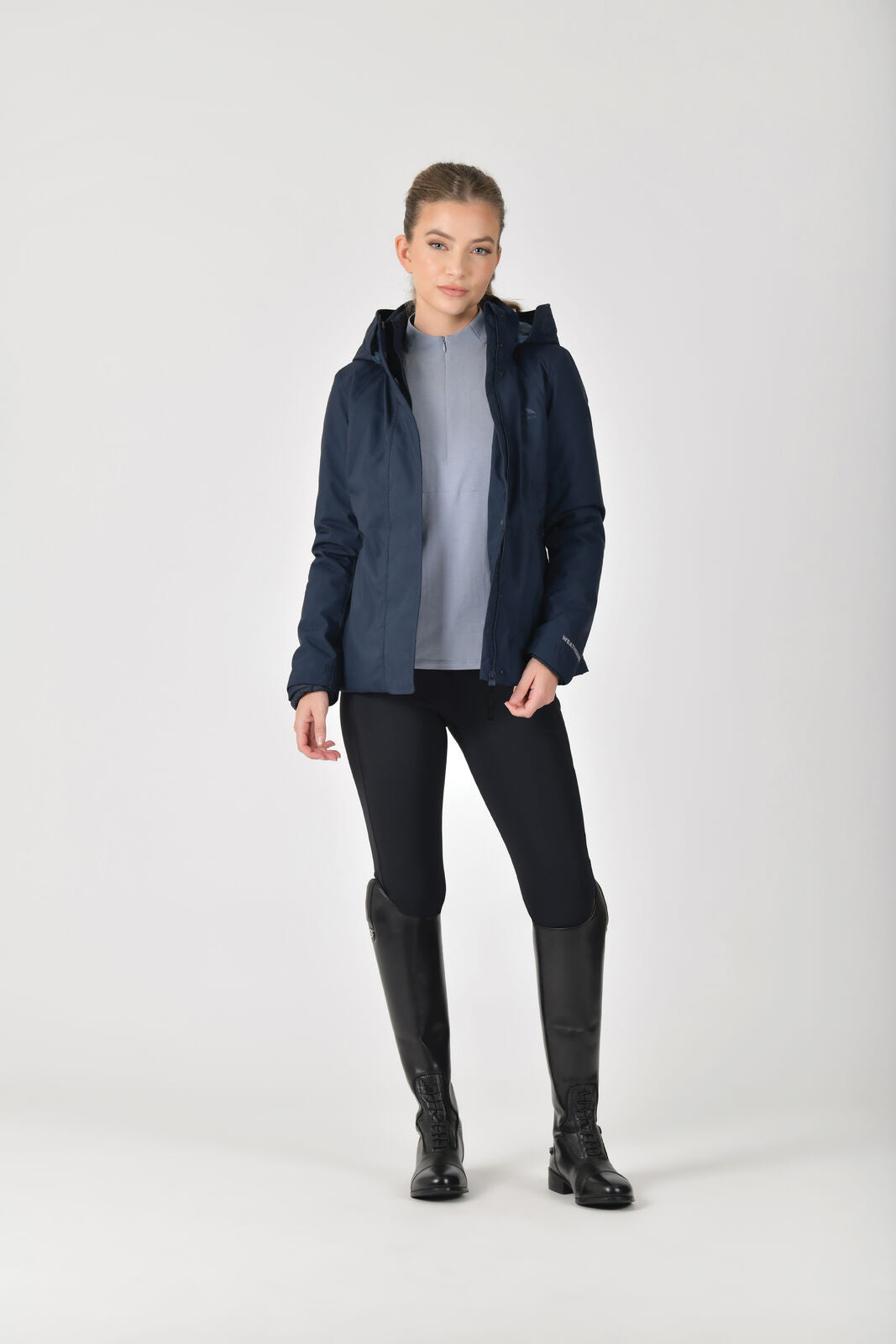 WEATHERBEETA PROTECT LADIES JACKET WITH HIGH NECK, DETACH HOOD, WATERPROOF