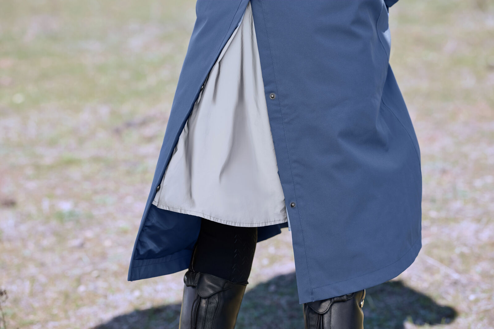 WEATHERBEETA WINDBREAKER LONGLINE RIDING JACKET, WATERPROOF COAT, WITH HOOD