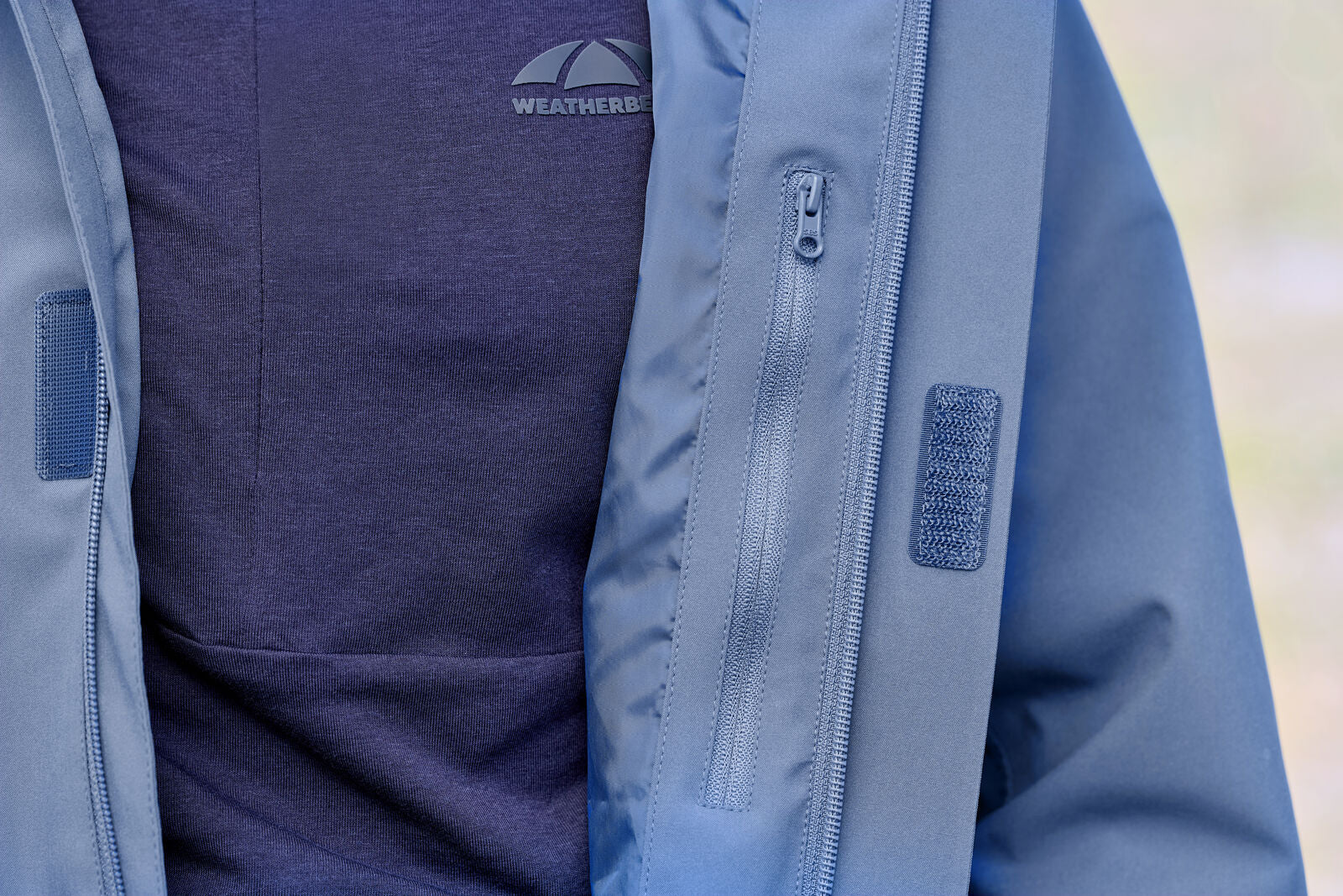 WEATHERBEETA WINDBREAKER LONGLINE RIDING JACKET, WATERPROOF COAT, WITH HOOD