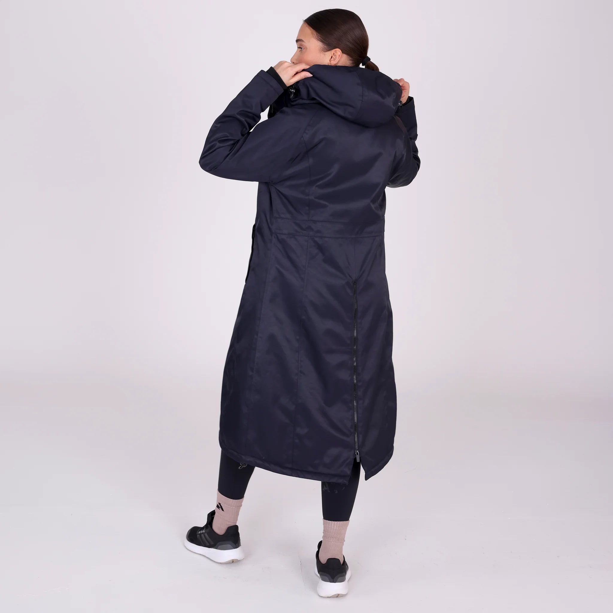 Shires Aubrion React Long Coat, Ladies, Waterproof, Hood,