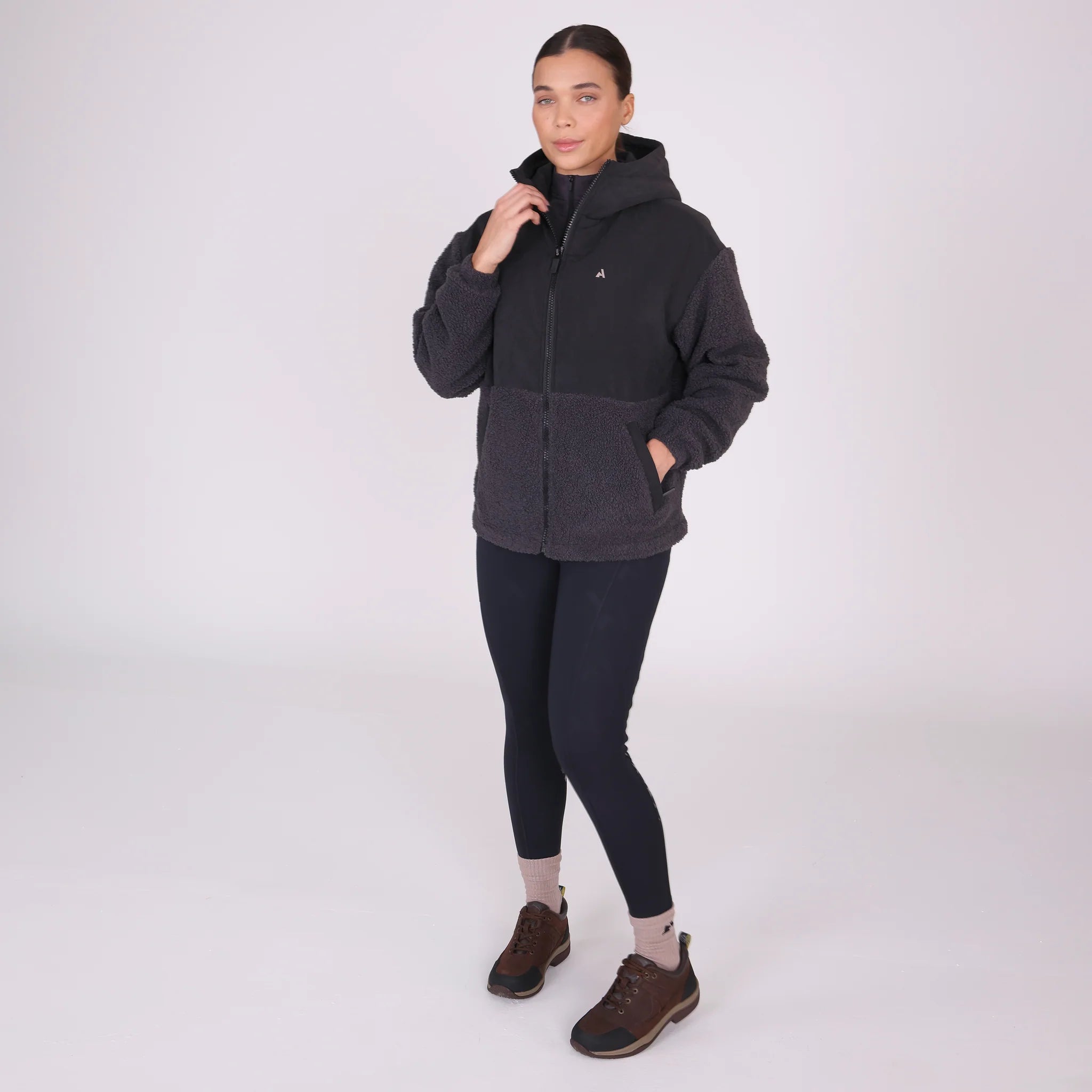 Shires Aubrion React Sherpa Fleece Jacket, Ladies, For Colder Weather
