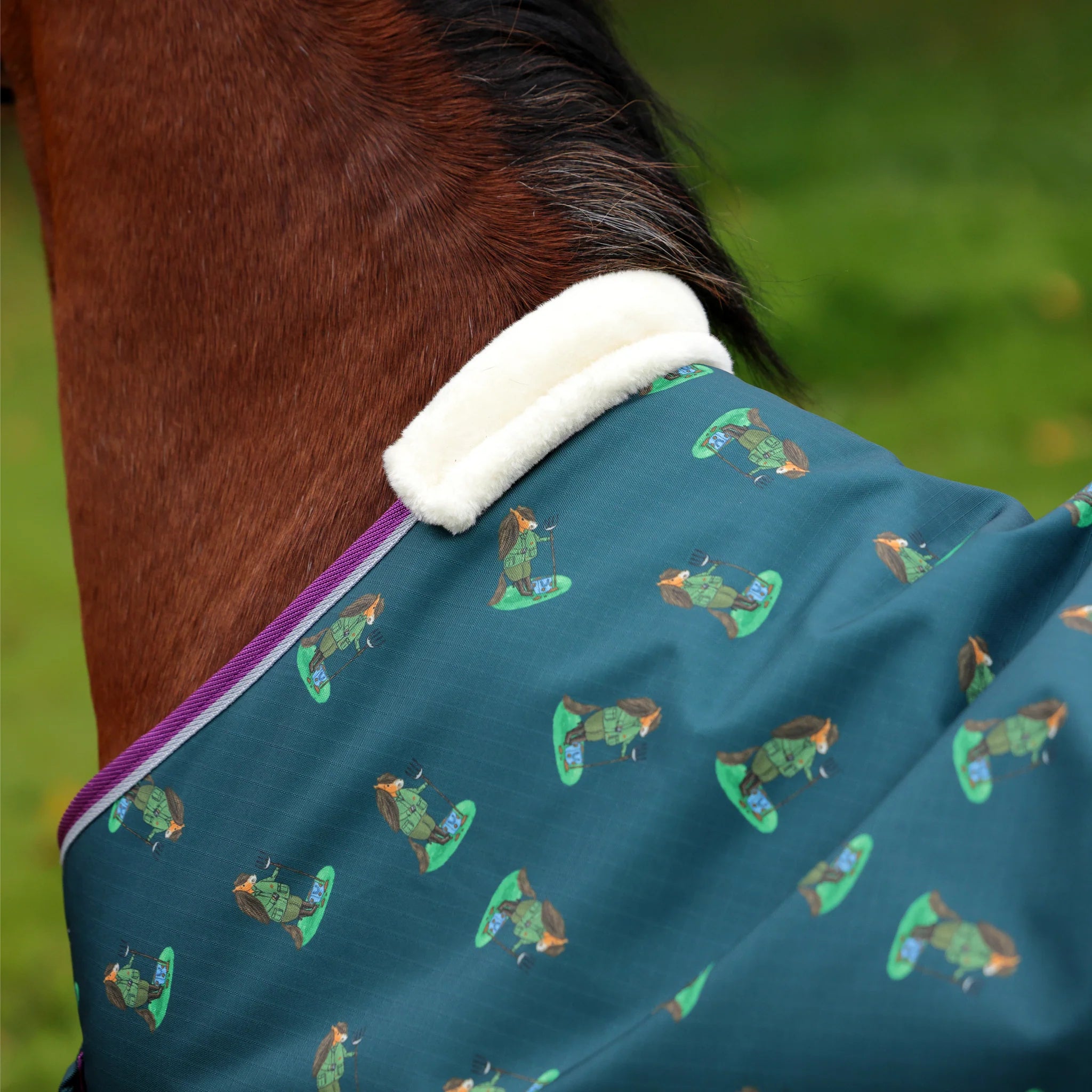 Shires Winnie & Me 100g Pony Turnout Rug, Mediumweight, 600 Denier, 3'6" - 5'3",