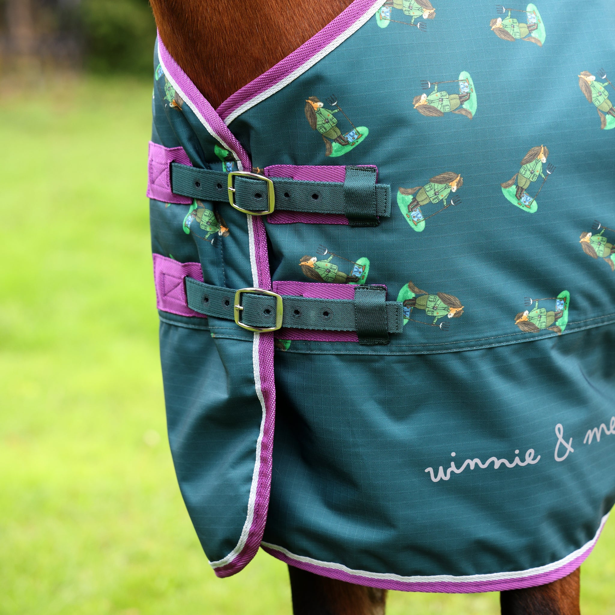Shires Winnie & Me 100g Pony Turnout Rug, Mediumweight, 600 Denier, 3'6" - 5'3",