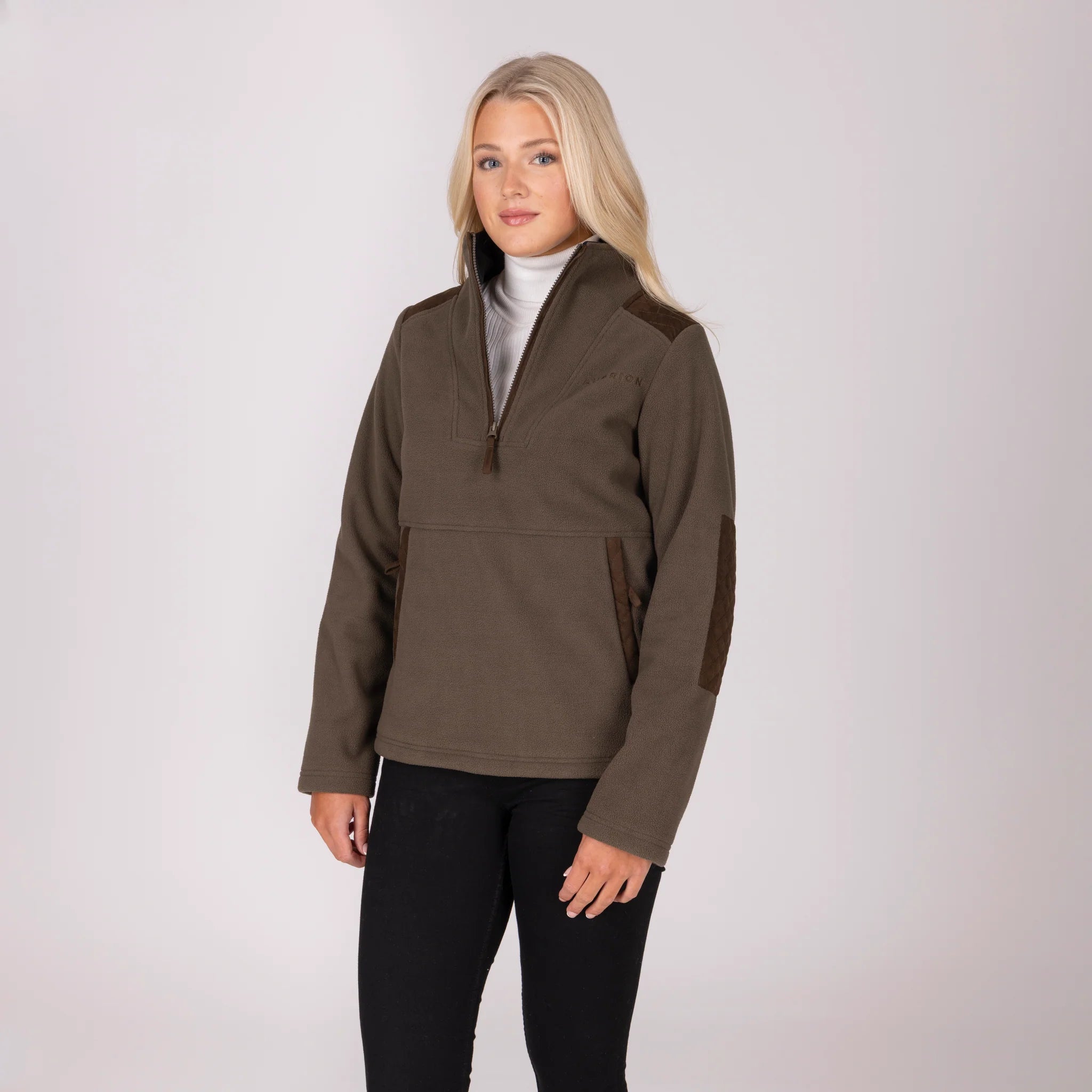 Shires Aubrion Heritage Quarter Zip Fleece Jacket - Unisex, Showerproof,