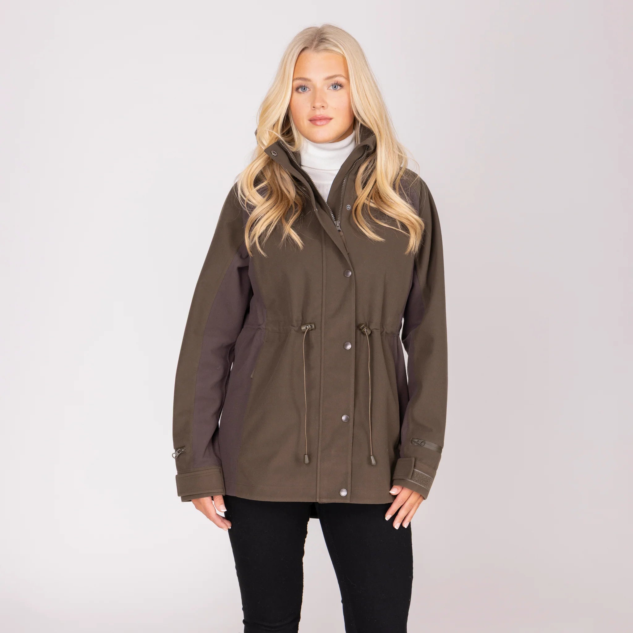 Shires Aubrion Heritage Full Zip Jacket / Coat - Unisex, Waterproof, Detach Hood