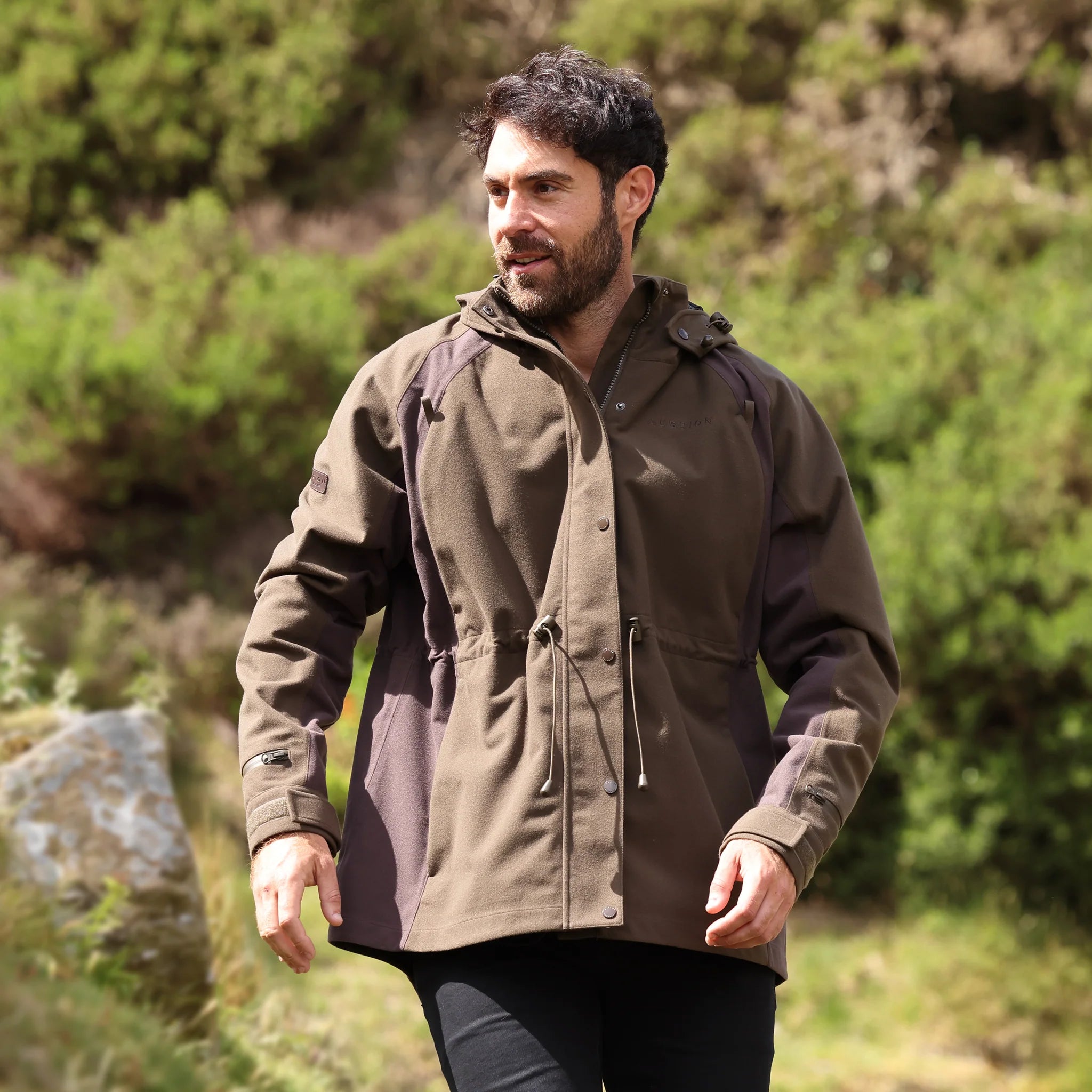 Shires Aubrion Heritage Full Zip Jacket / Coat - Unisex, Waterproof, Detach Hood
