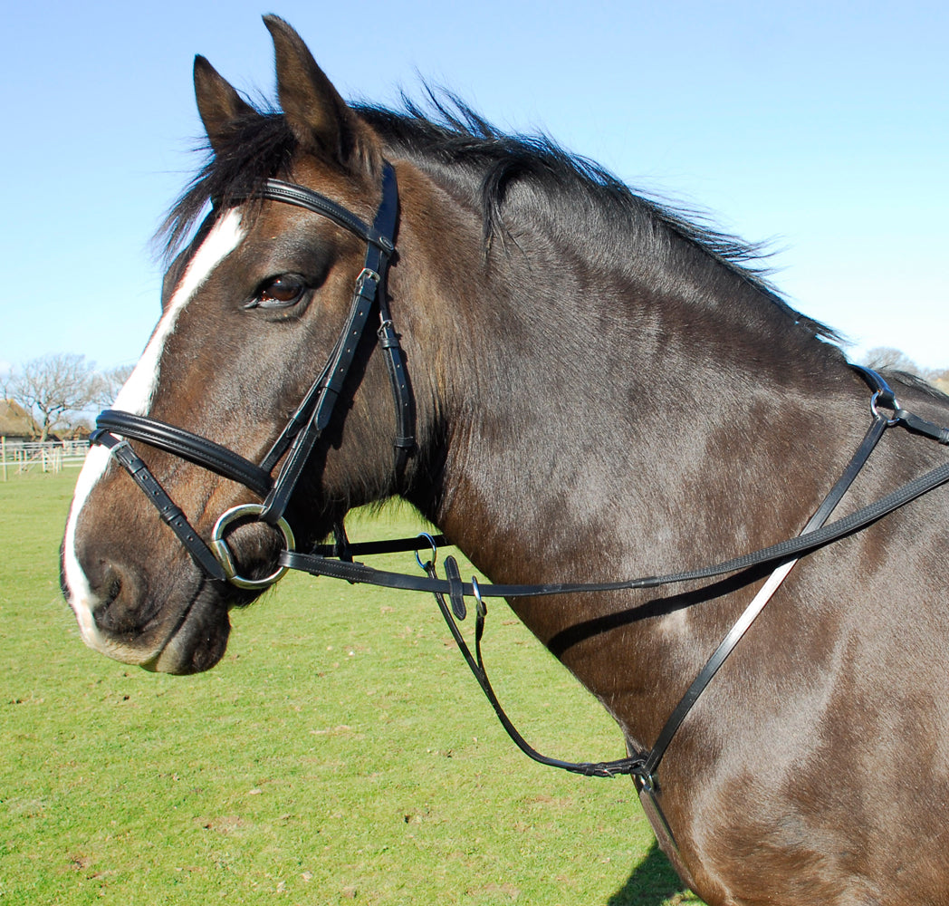 Heritage Eng Leather Breastplate Running Martingale