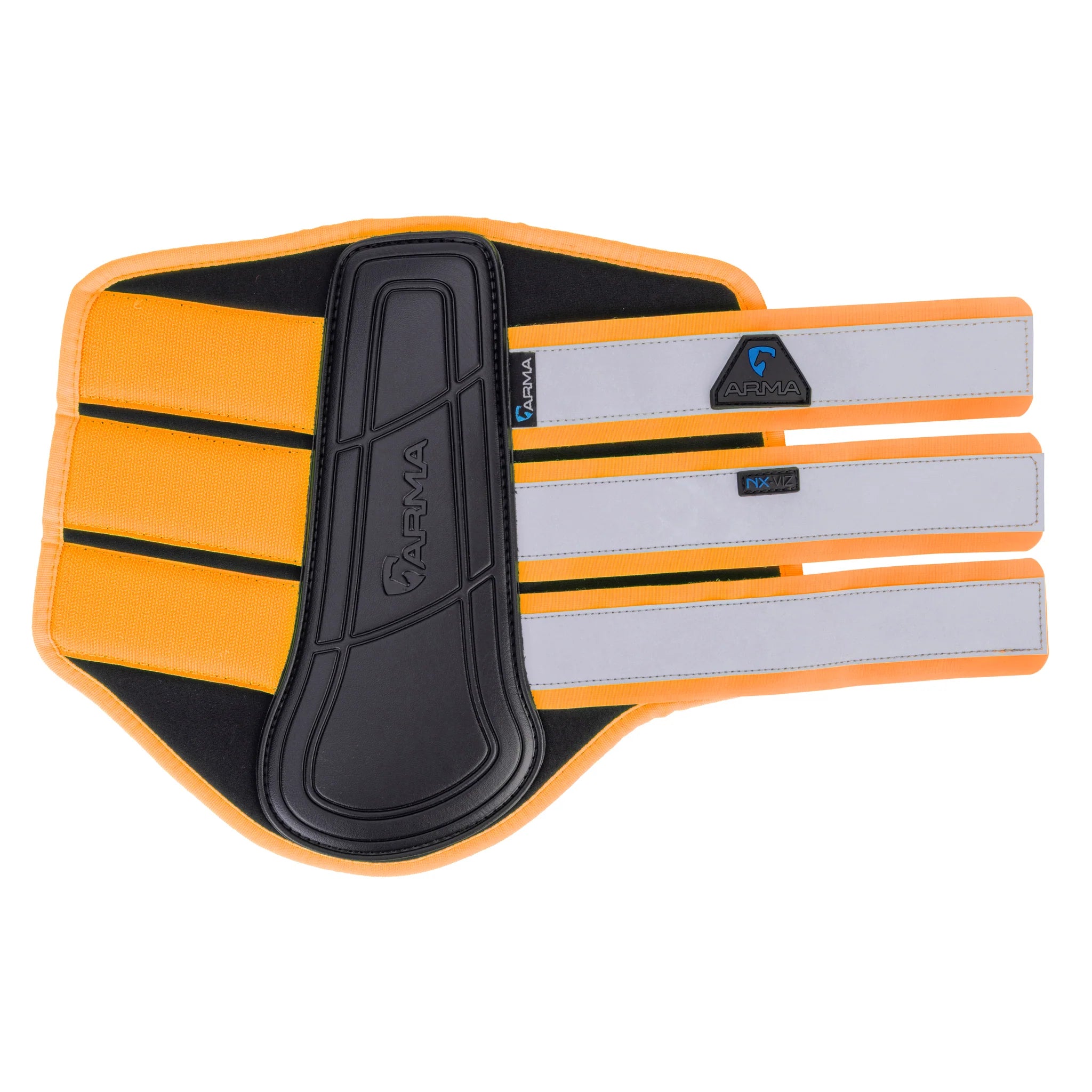 Shires ARMA EQUI-FLECTOR® Brushing Boots, Hi Viz Brushing Boots, 2 Colours
