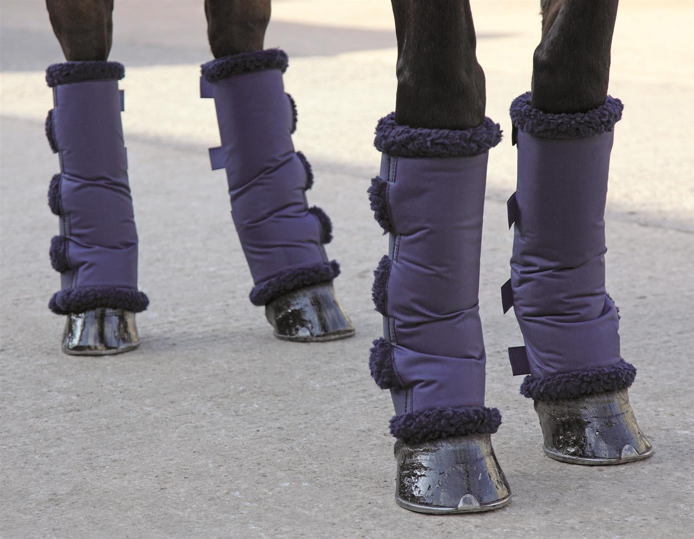 Shires Compact Protective Padded Travel Boots, Small, Medium, Large.