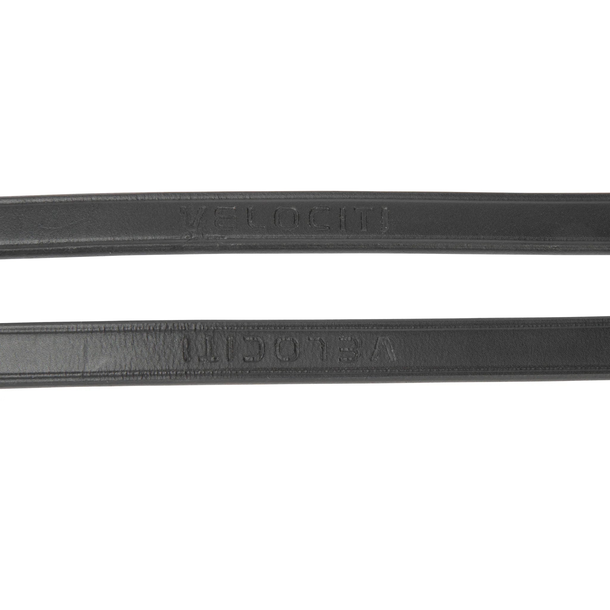 Shires Velociti Lusso Curb Reins, Black, 54" x 1/2"