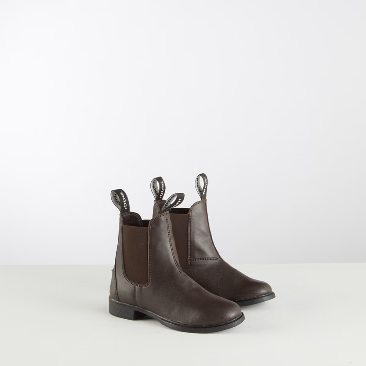 Picture of Toggi Brampton Childs Jodhpur Boots, Child Sizes, Black, Brown