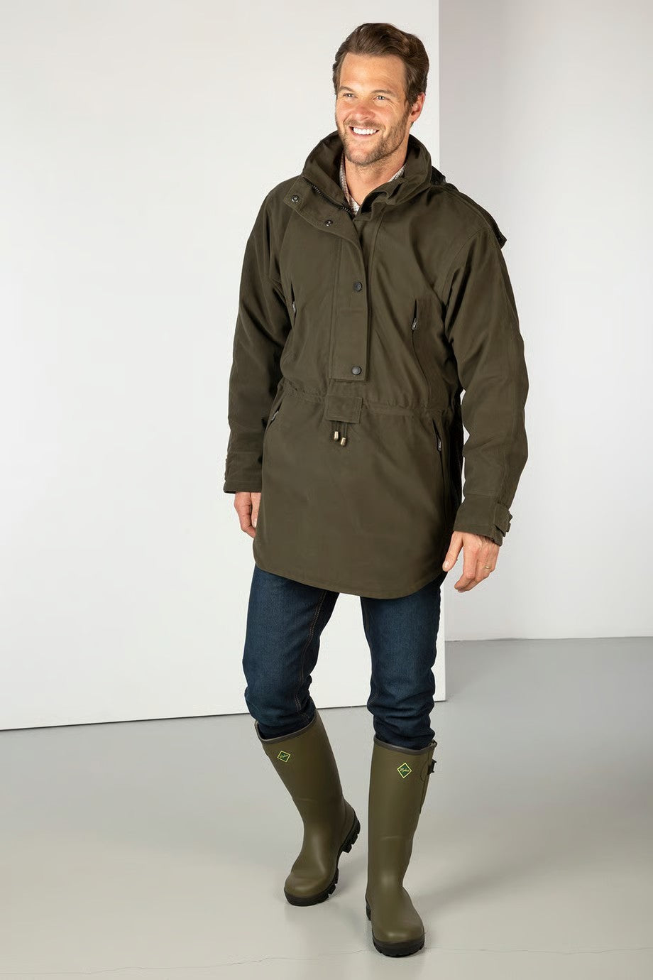 Picture of Rydale Men's Long Performance Shooting Smock - Danby, Waterproof, 2 Colours
