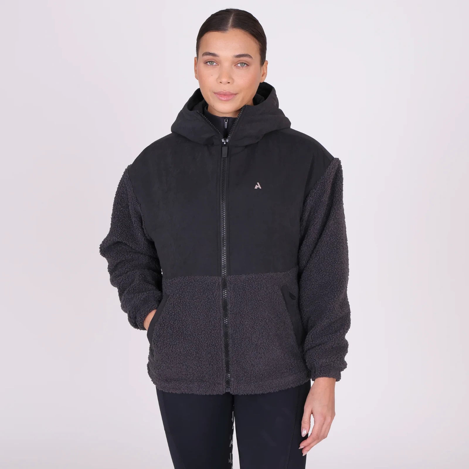 Picture of Shires Aubrion React Sherpa Fleece Jacket, Ladies, For Colder Weather