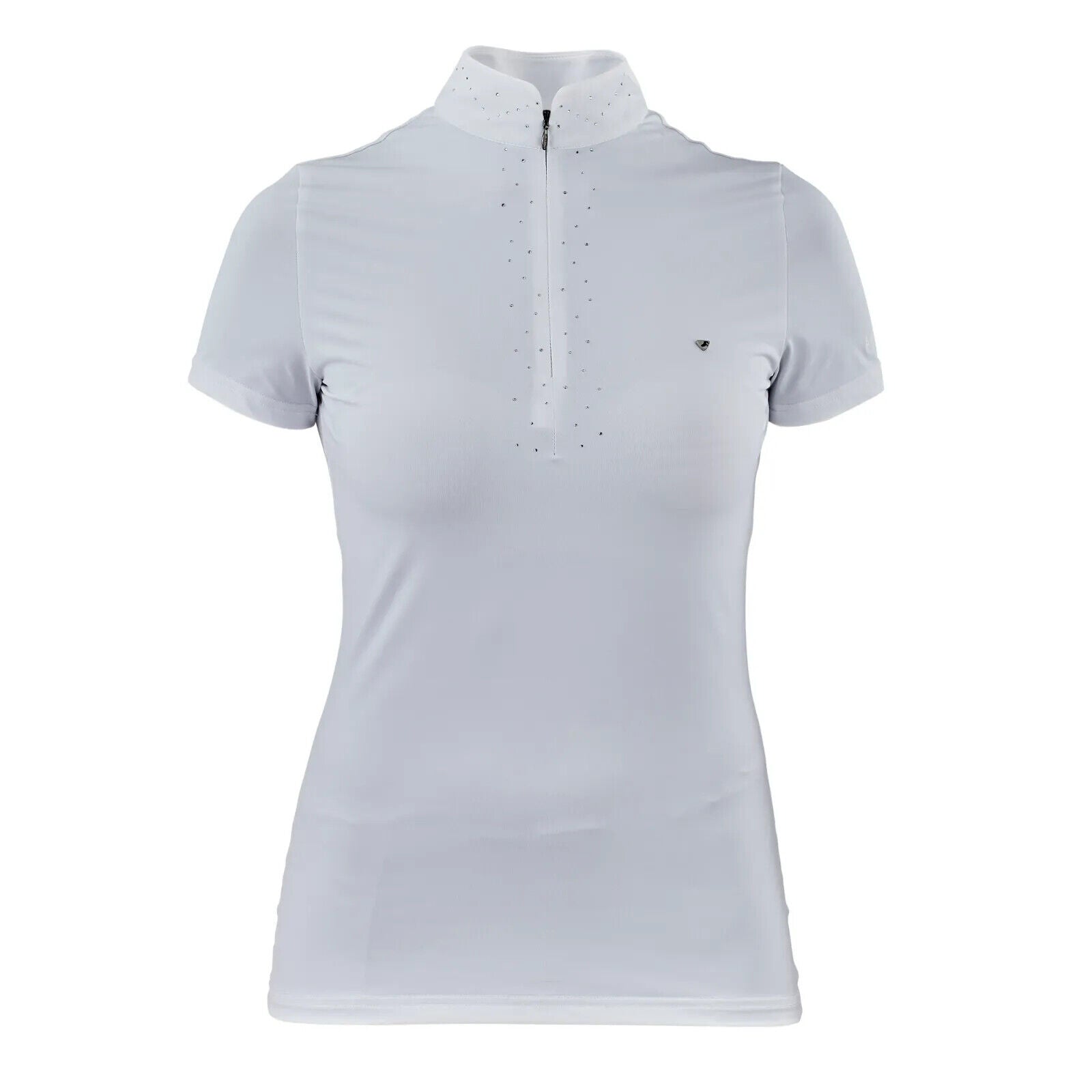 Picture of Shires Aubrion Radley Show Shirt Young Rider, Childs, Ages 7-14 yrs, White.