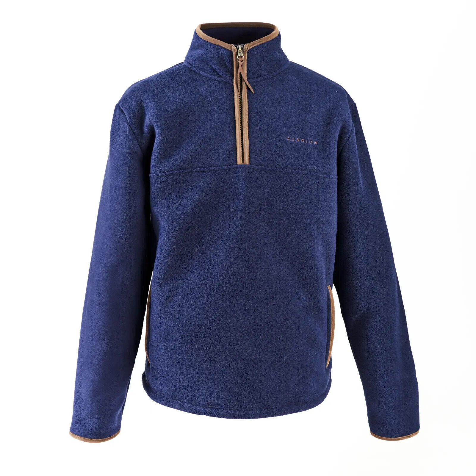 Picture of Shires Aubrion Core Mens Half Zip Fleece Jacket, Navy, XS-XXXL