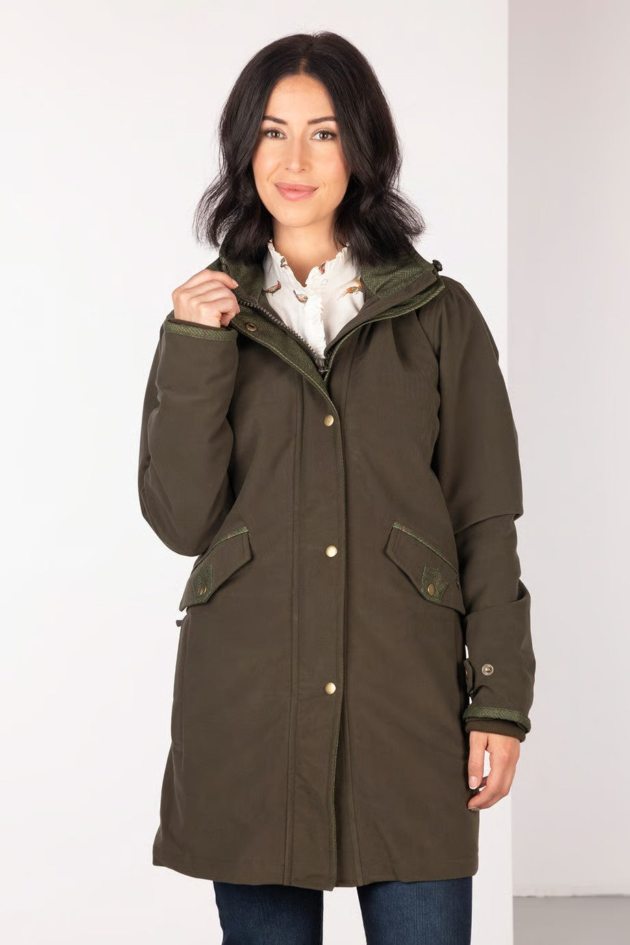 Picture of Rydale Ladies Waterproof 3/4 Length Coat – Danby, 4 Colour Options