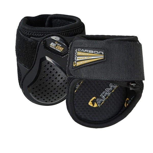 Picture of Shires ARMA OXI-ZONE Fetlock Boots, Black / Brown, Cob/Full/X.Full