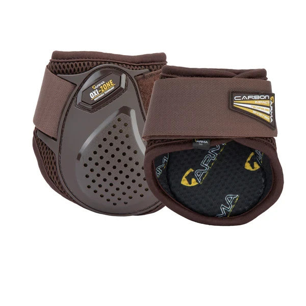 Picture of Shires ARMA OXI-ZONE Fetlock Boots, Black / Brown, Cob/Full/X.Full