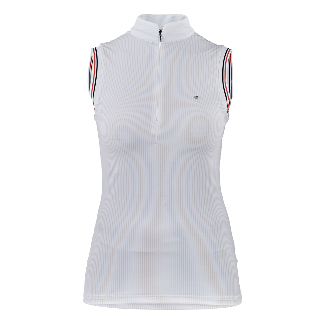Picture of Shires Aubrion Arcaster Sleeveless Show Shirt, Young Rider, 3 Colours, Age 7-14
