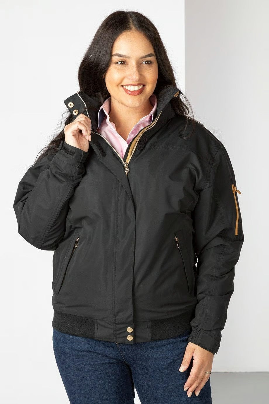 Picture of Rydale Ladies Waterproof Equestrian Bomber Jacket - Ripon IV, 6 Colours
