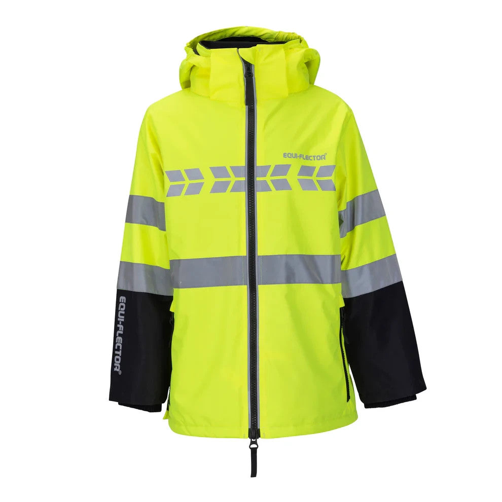 Picture of Shires EQUI-FLECTOR® Young Rider Jacket Coat, Waterproof, Flourescent Yellow