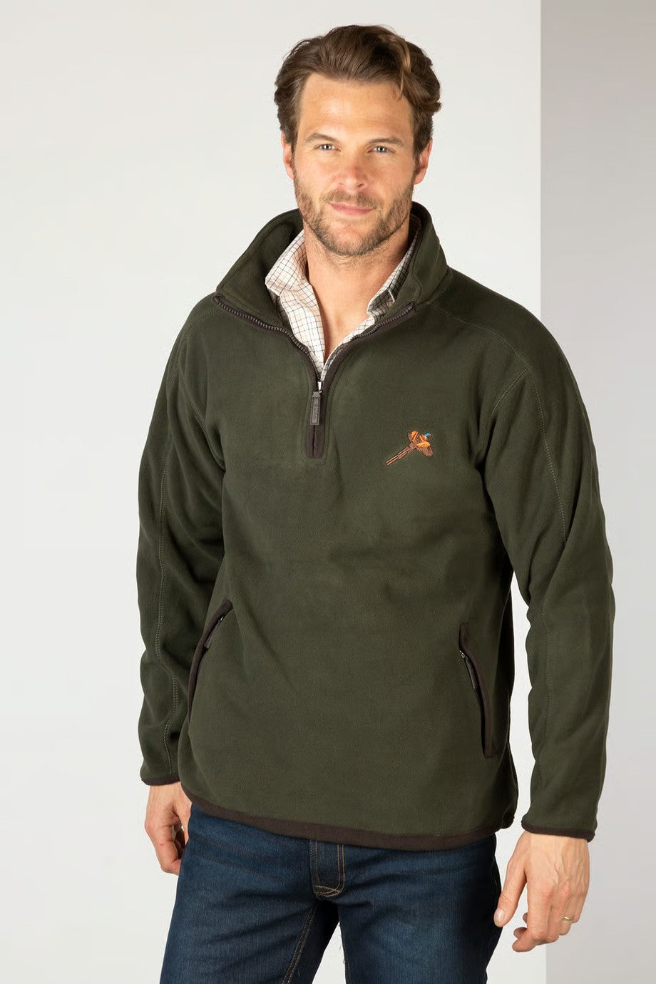 Picture of Rydale Men's Half Zip Fleece - Gransmoor, XS-3XL