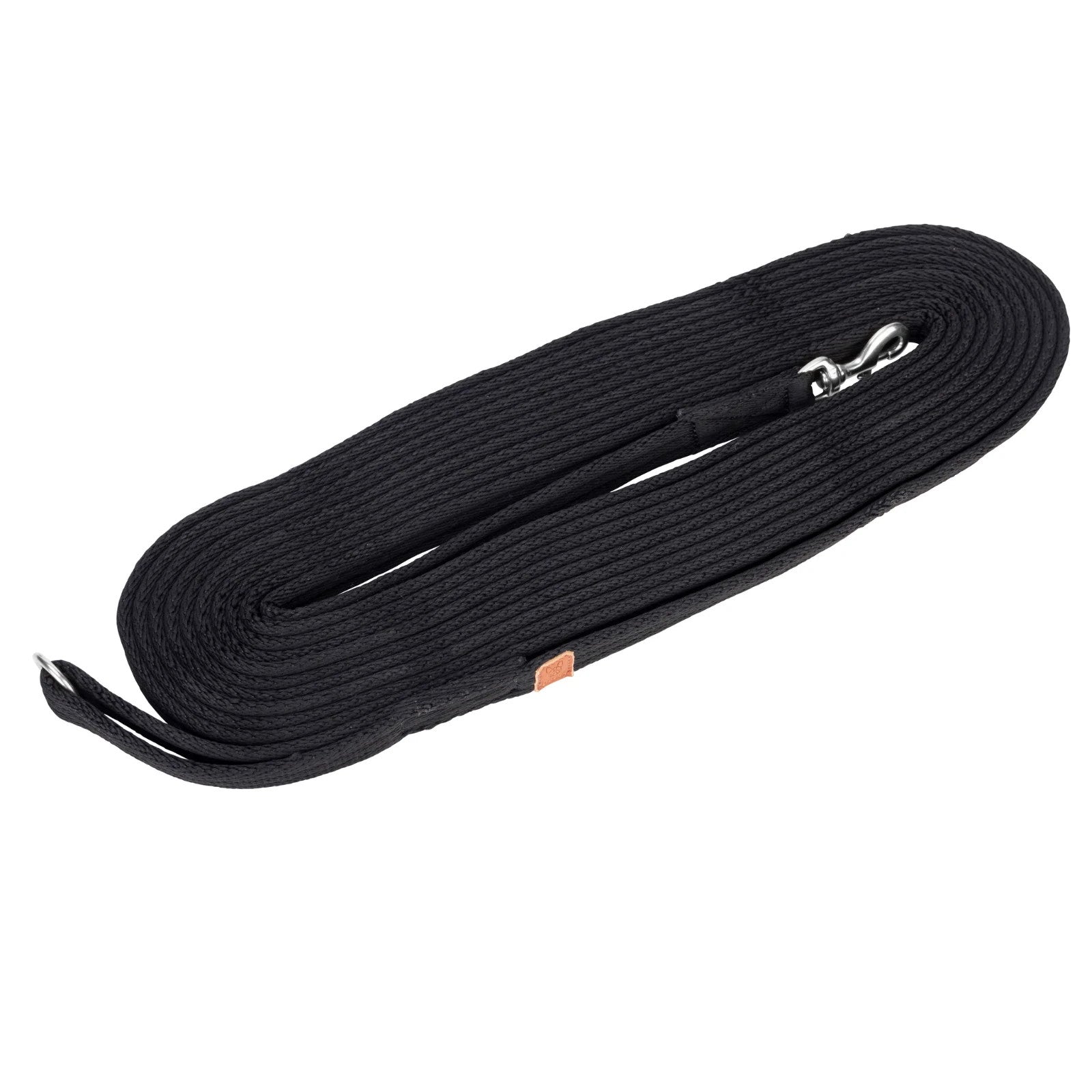 Picture of Digby & Fox Extra Long Cushion Web Lead, Black, 10 or 15 Metre