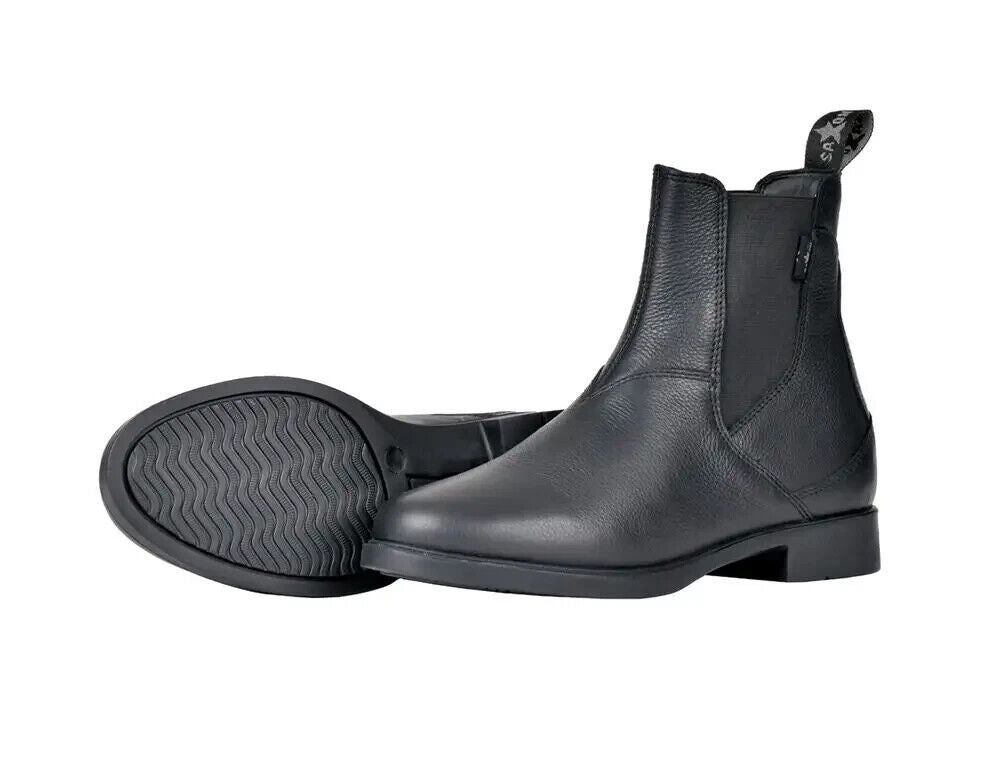 Picture of SAXON Allyn Jodhpur Boots, Adult/Child Sizes, Black, Brown