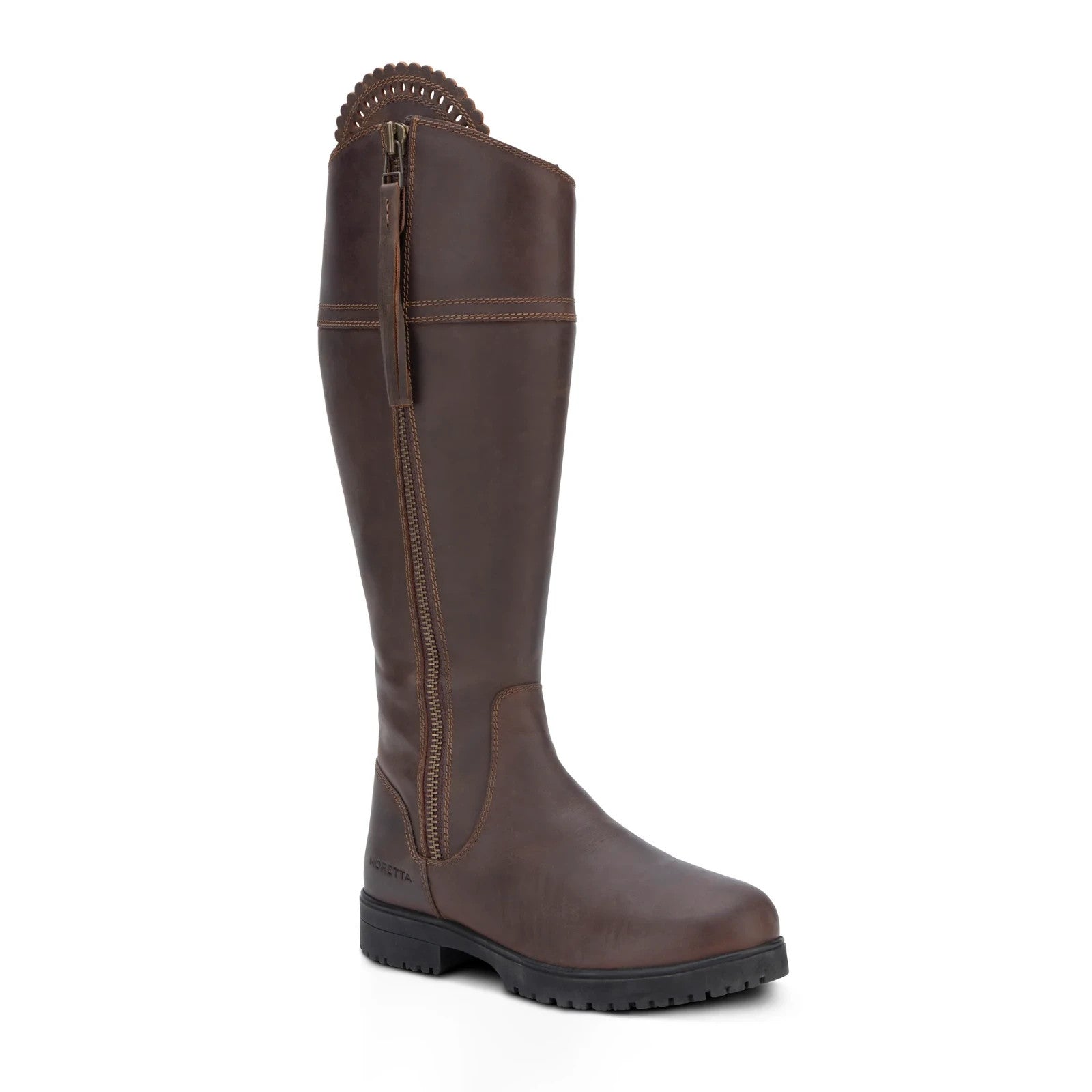 Picture of Shires Moretta Mirabella Country / Yard Boots, Waterproof, Zip Fastening, Brown
