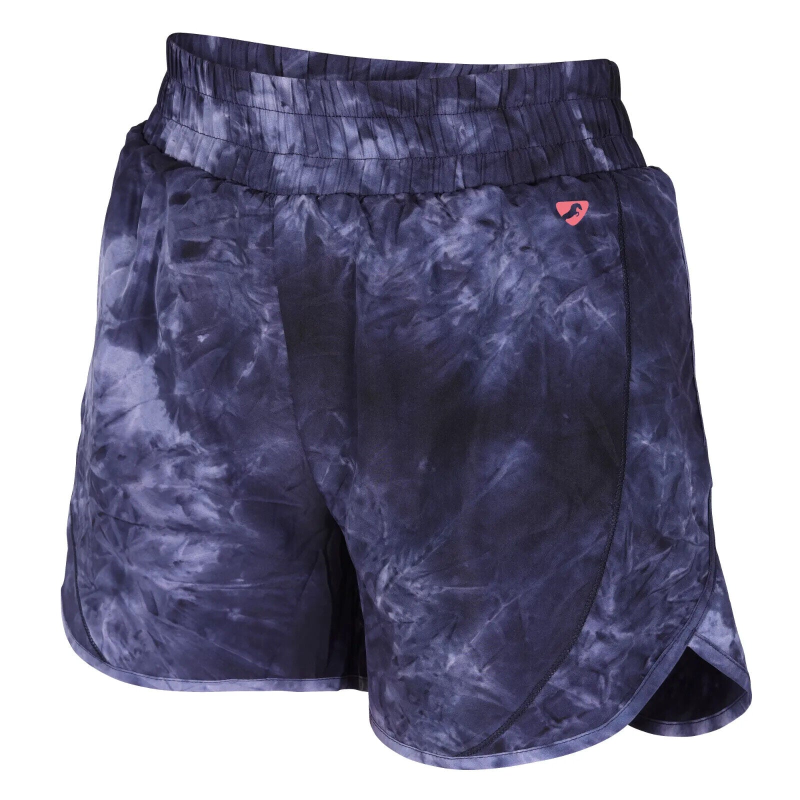 Picture of Shires Aubrion Ladies Activate Shorts, Womens, XXS-XXXL, Navy Tie Dye
