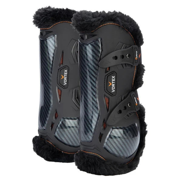 Picture of Shires ARMA Vortex SupaFleece Tendon Boots, Black, Cob or Full