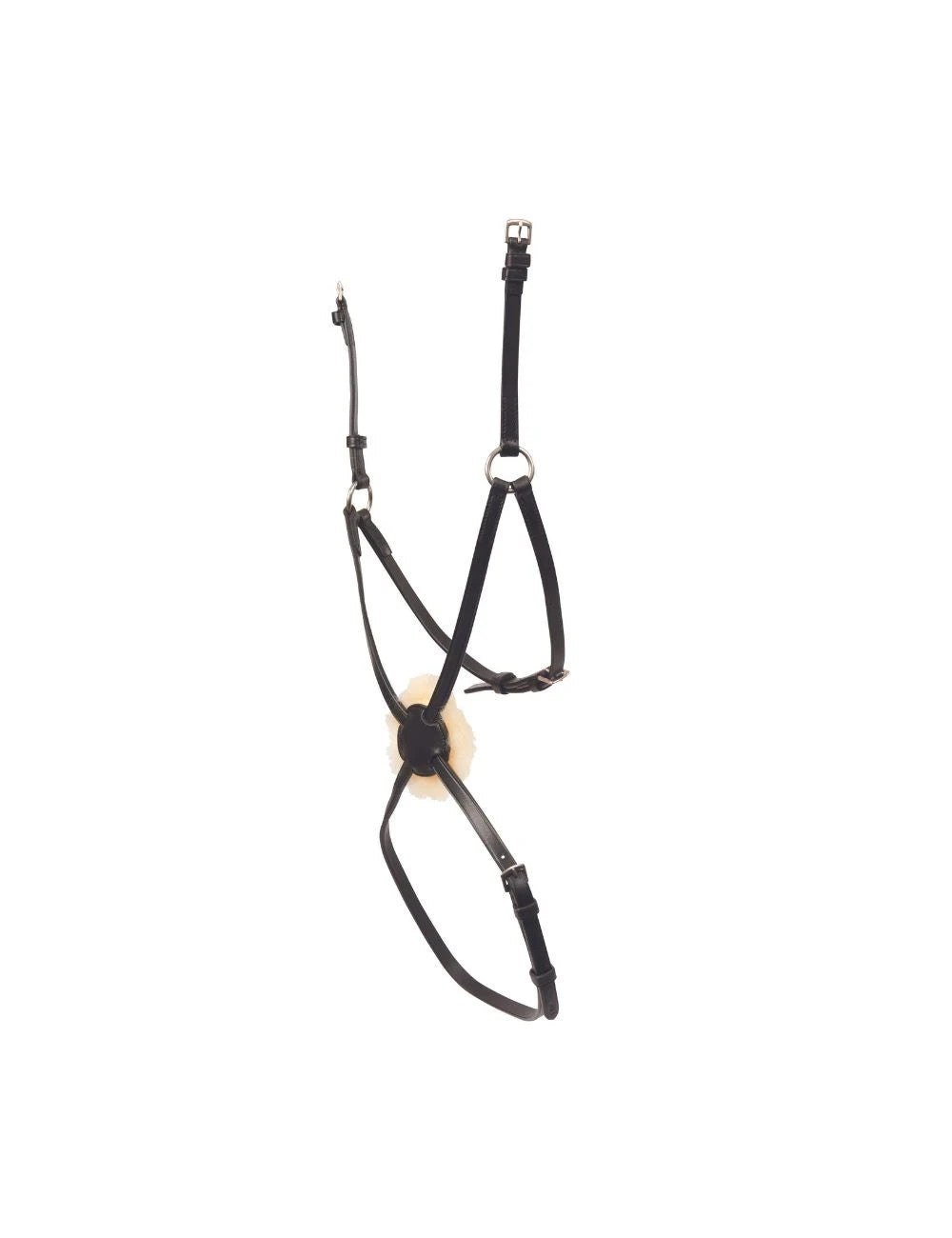 Picture of Collegiate Mono Crown Grackle Noseband European Leather, Black, Brown, 3 Sizes.