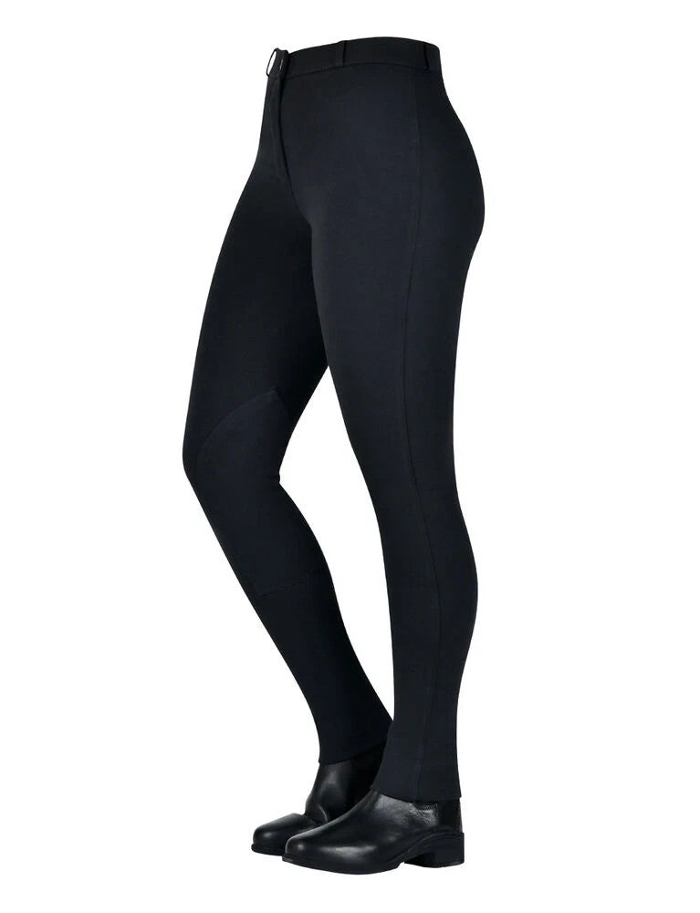 Picture of Saxon Warm Up Zip Front Jodhpurs, Ladies/Girls, 3 Colours.