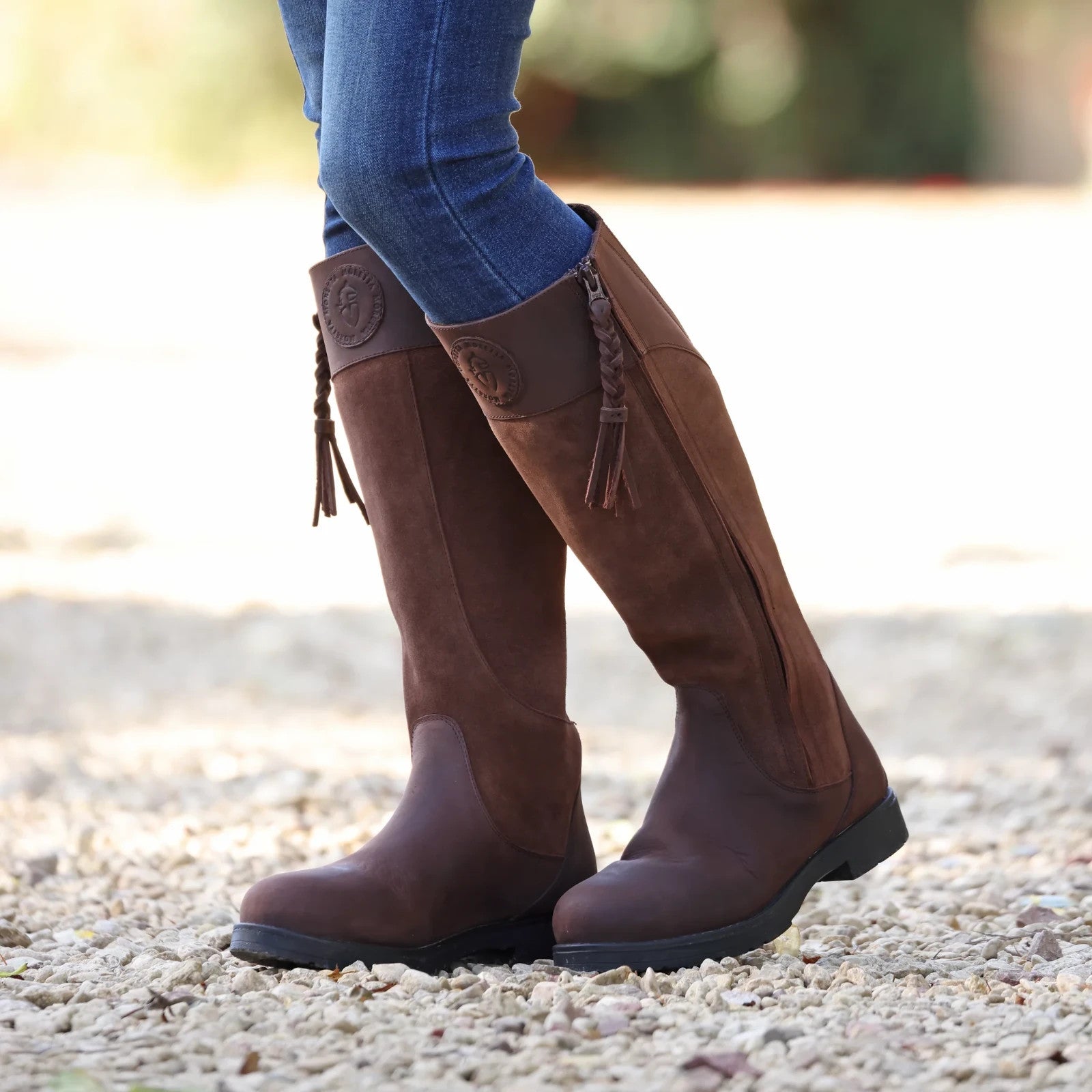 Picture of Shires Moretta Varallo Country Boots , Waterproof, Country/Yard Boots, Brown