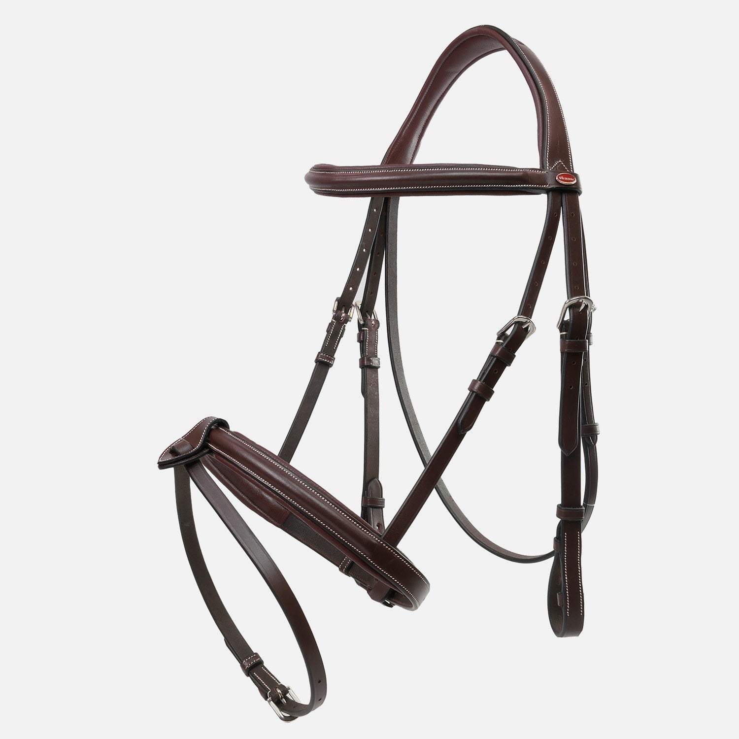 Picture of Whitaker Eastwood Raised Flash Snaffle Bridle with Reins , 2 Colours, 3 Sizes