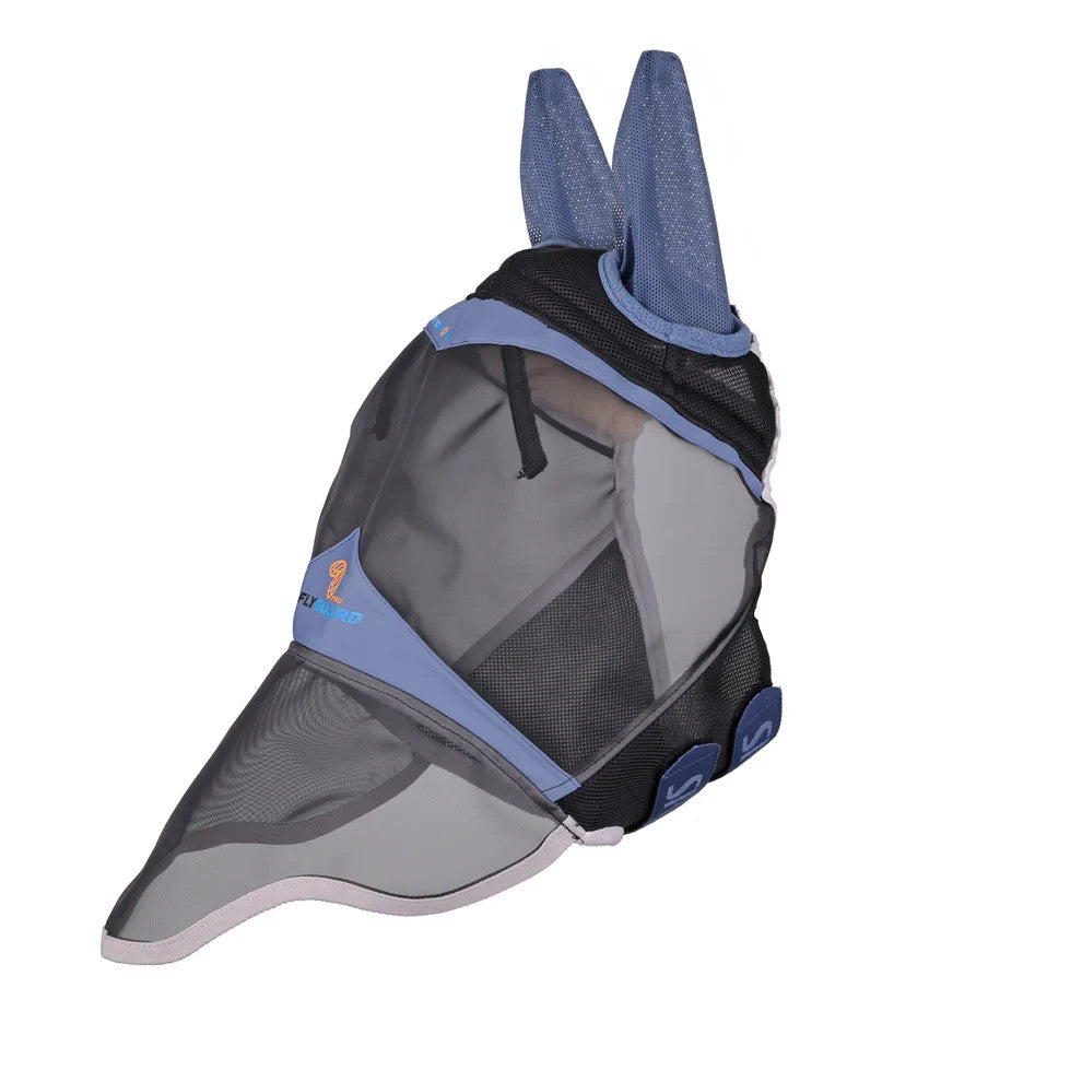 Picture of Shires Flyguard Air Motion Horse/Pony Fly Mask With Ears & Nose UV Protection