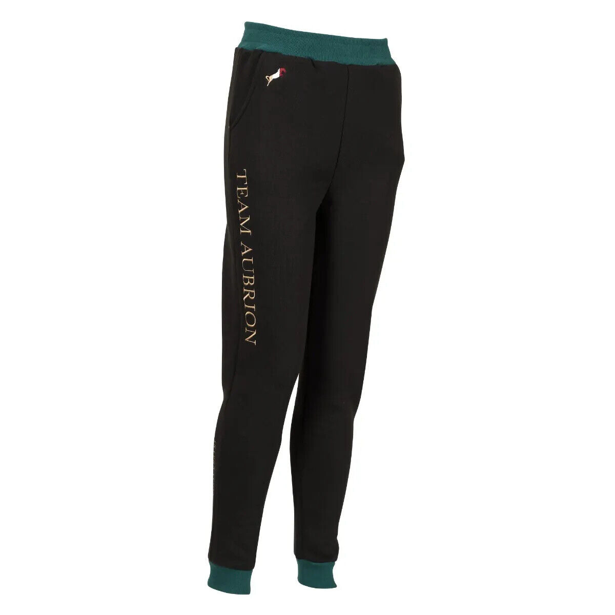 Picture of Shires Aubrion Young Rider Team Joggers , Childs 7-14yrs,  Black, Navy